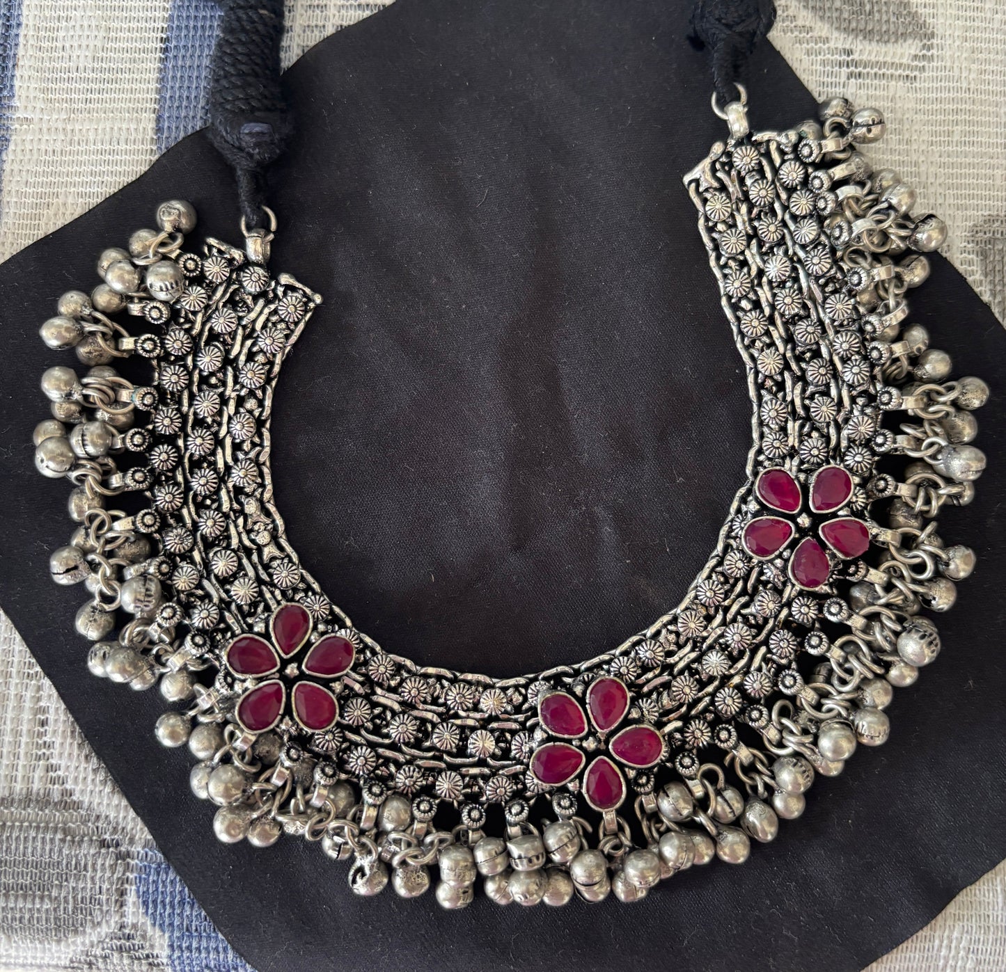 GHUNGHROO STONE CHOKER Gehnacollections