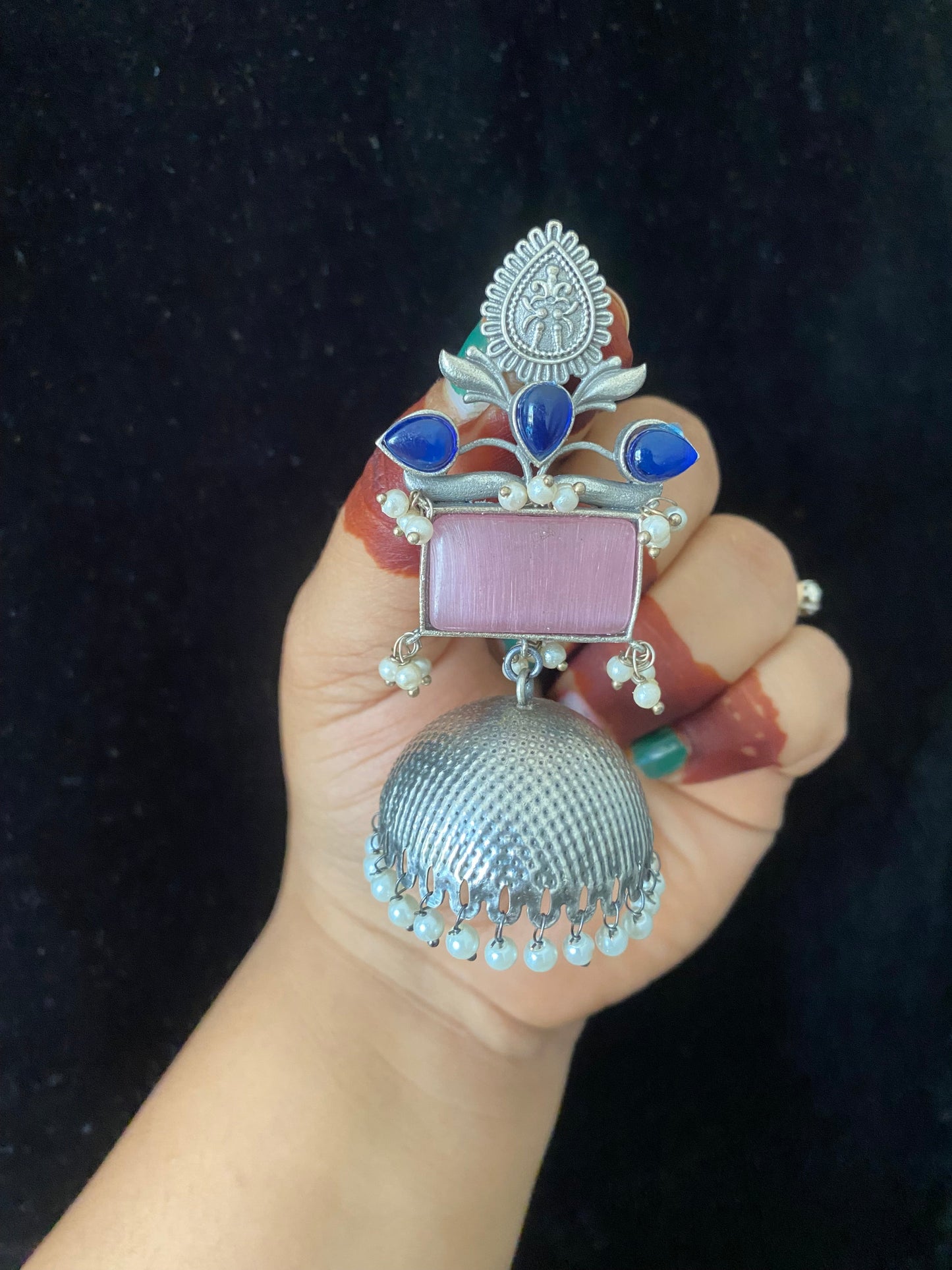 MARYAM JHUMKA Gehnacollections