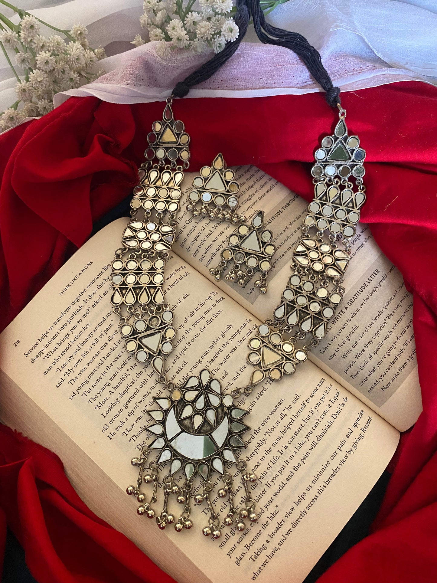 ABHAY LONG SEESH NECKLACE Gehnacollections