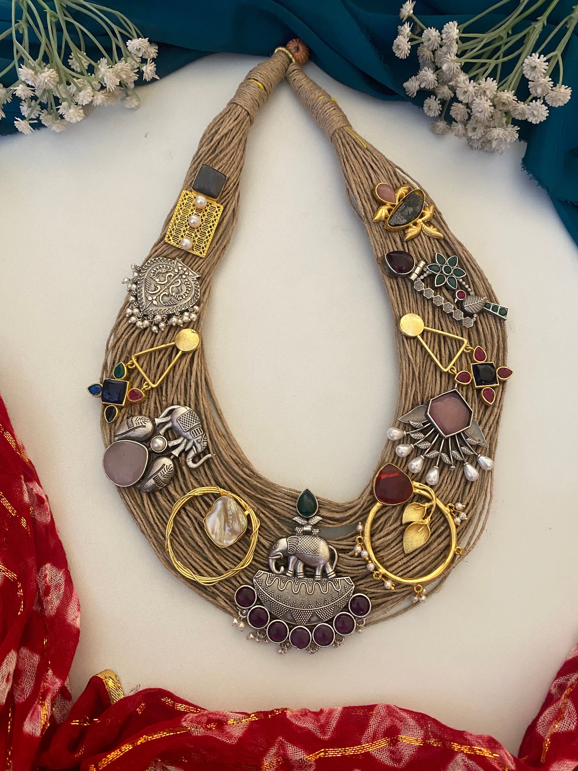 FUSION JUTE NECKLACE Gehnacollections