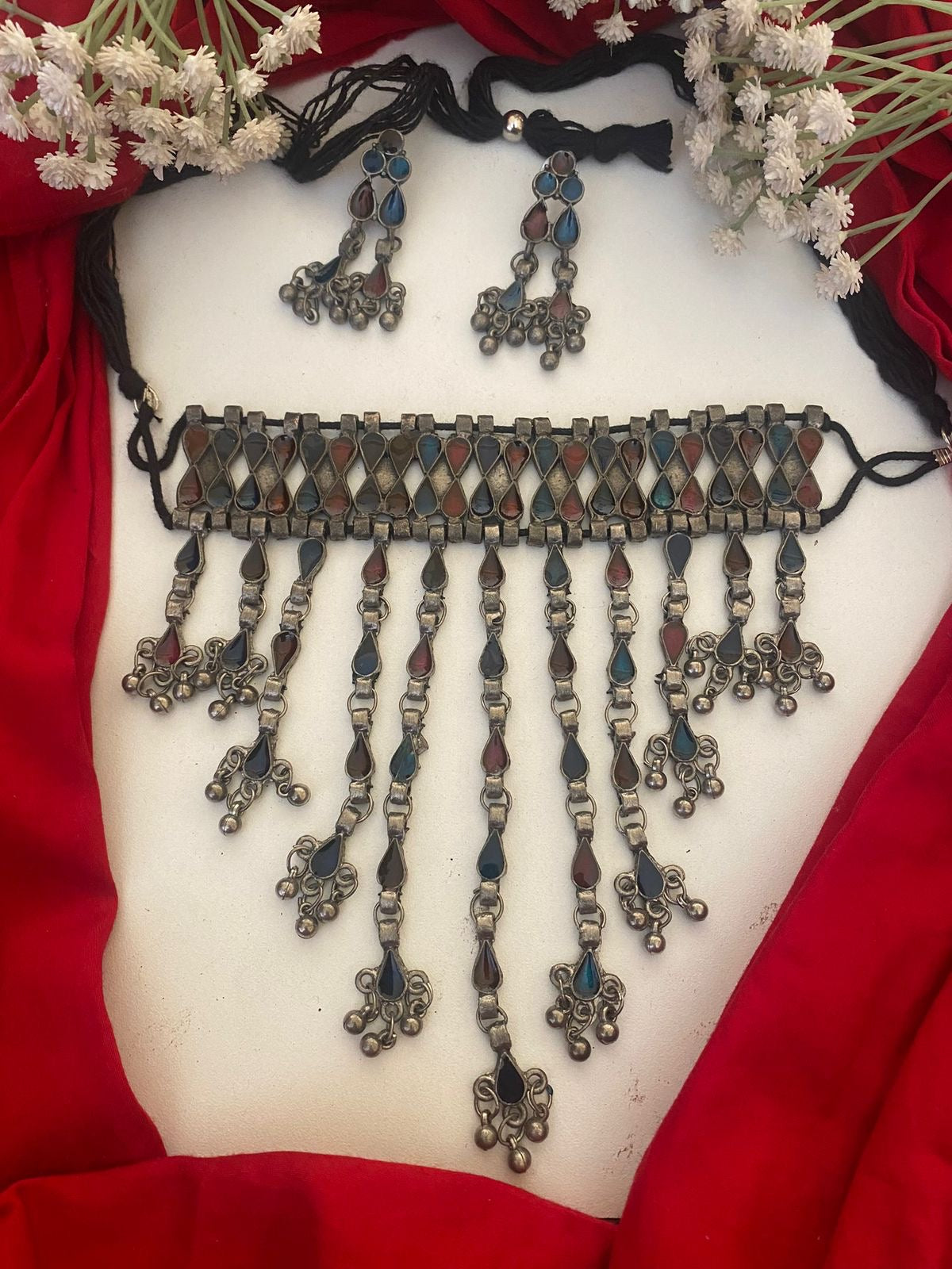 Aaina Choker Set Gehnacollections