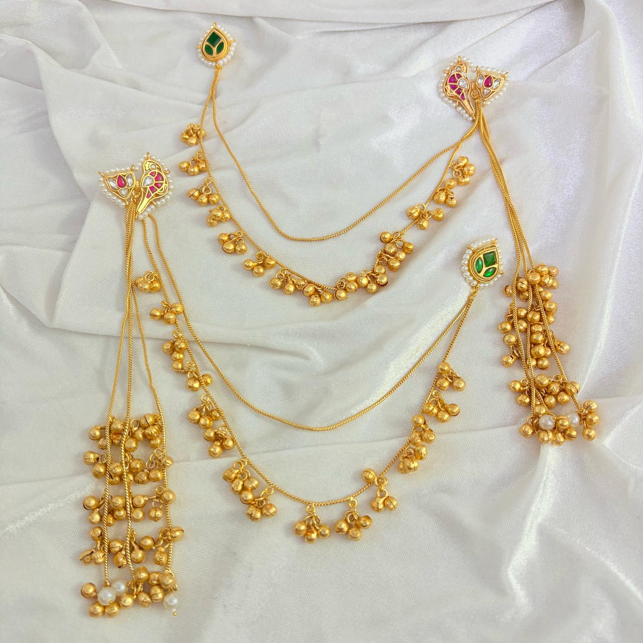 MORNI PAKISTANI EARRINGS Gehnacollections