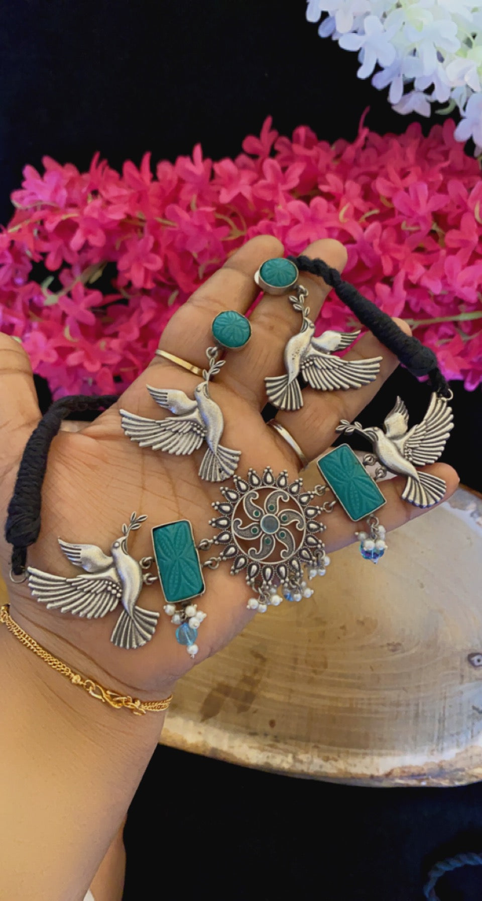 PANCHI CHOKER SET Gehna Collections