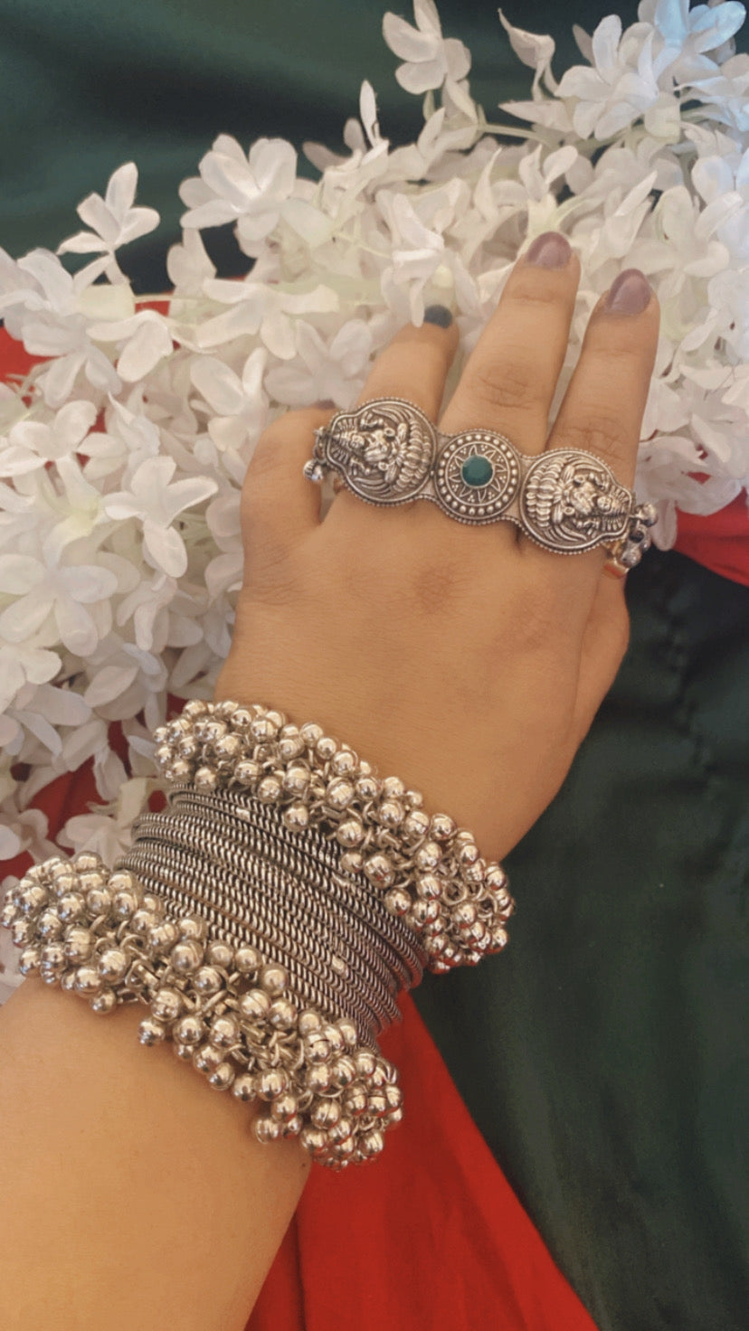 LAXMIJI GHUNGHROO RING Gehnacollections