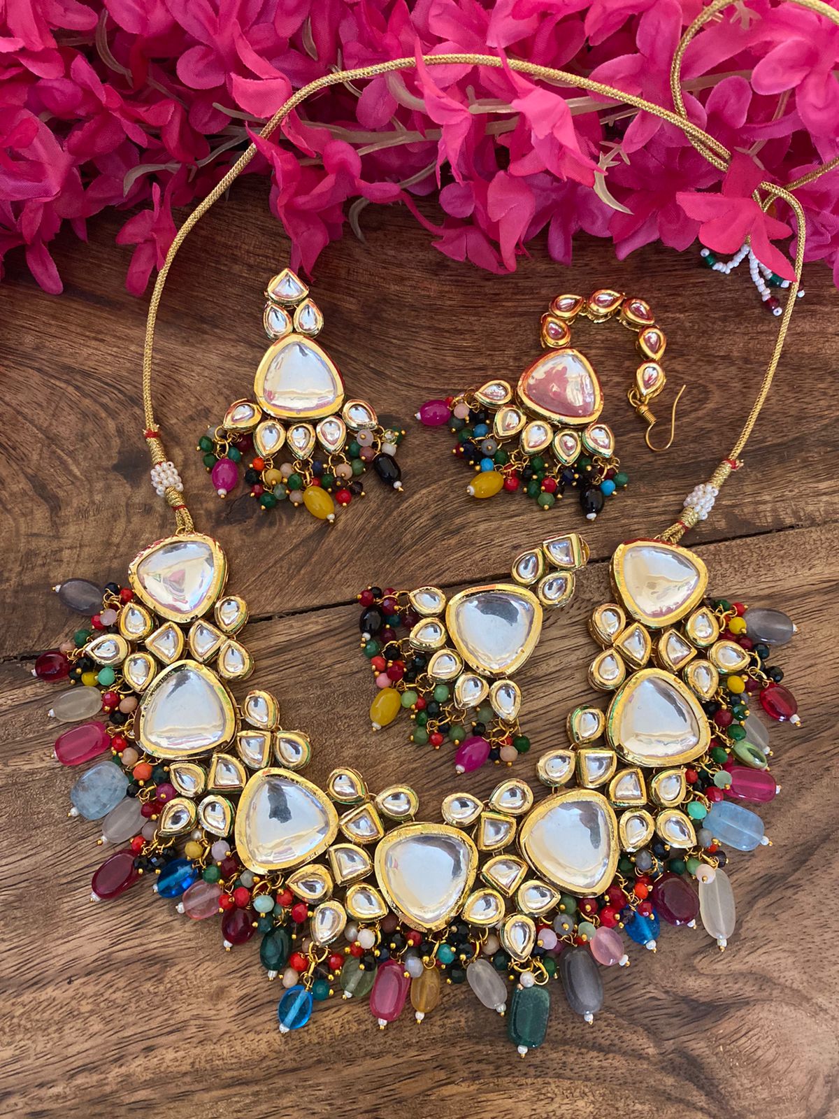 PRACHI KUNDAN NECKLACE SET Gehna Collections