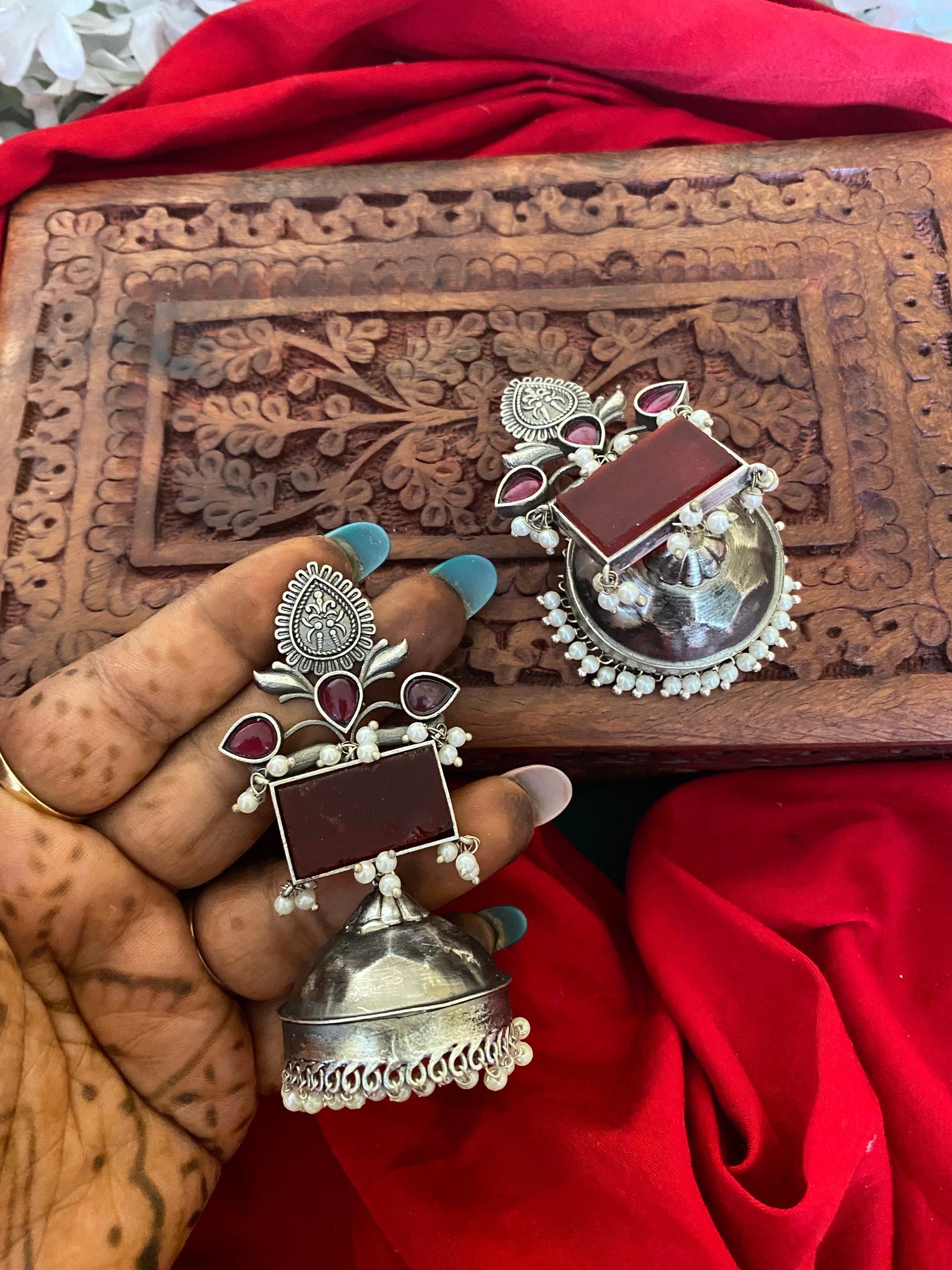 MARYAM JHUMKA Gehnacollections