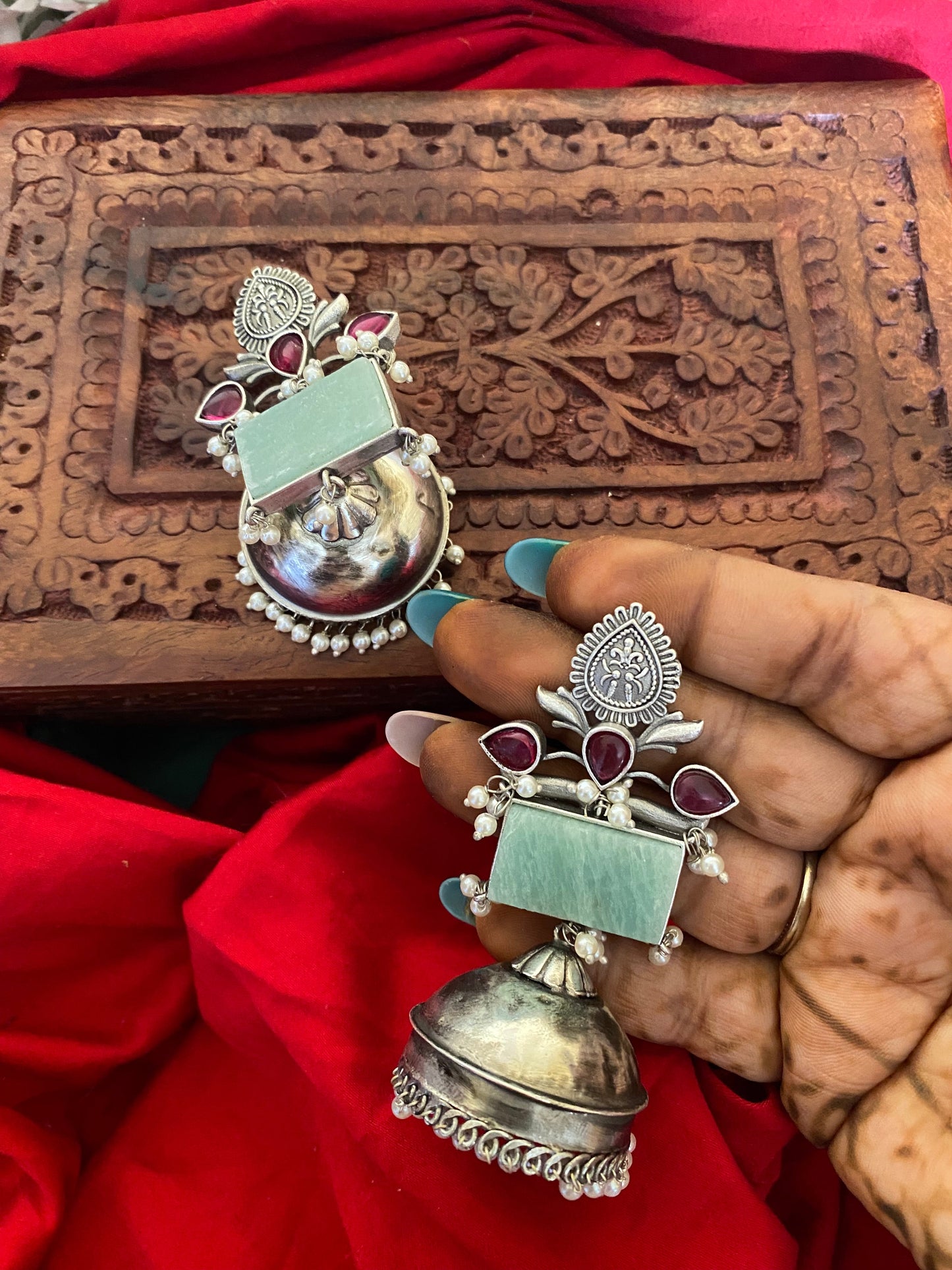 MARYAM JHUMKA Gehnacollections