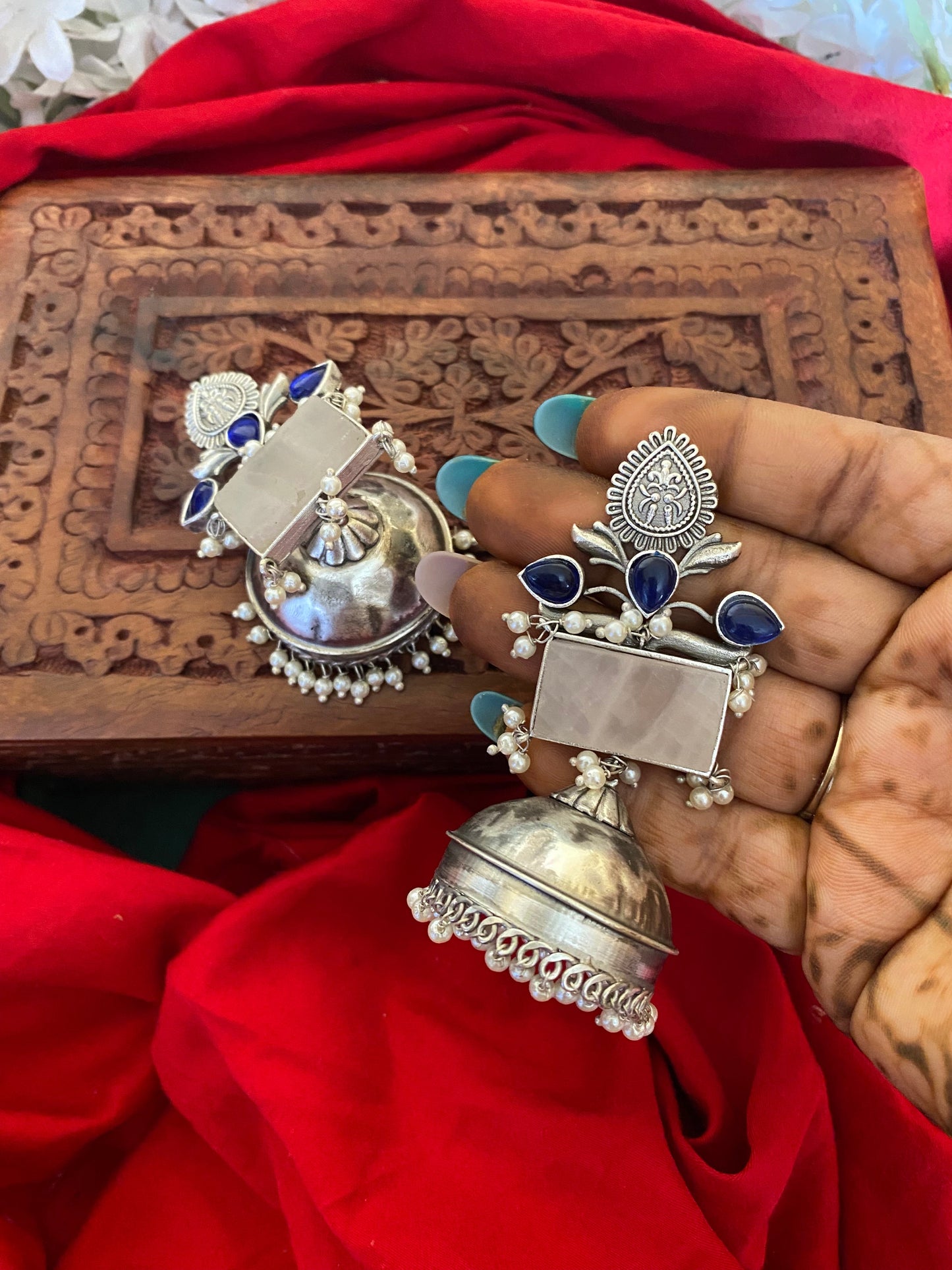 MARYAM JHUMKA Gehnacollections