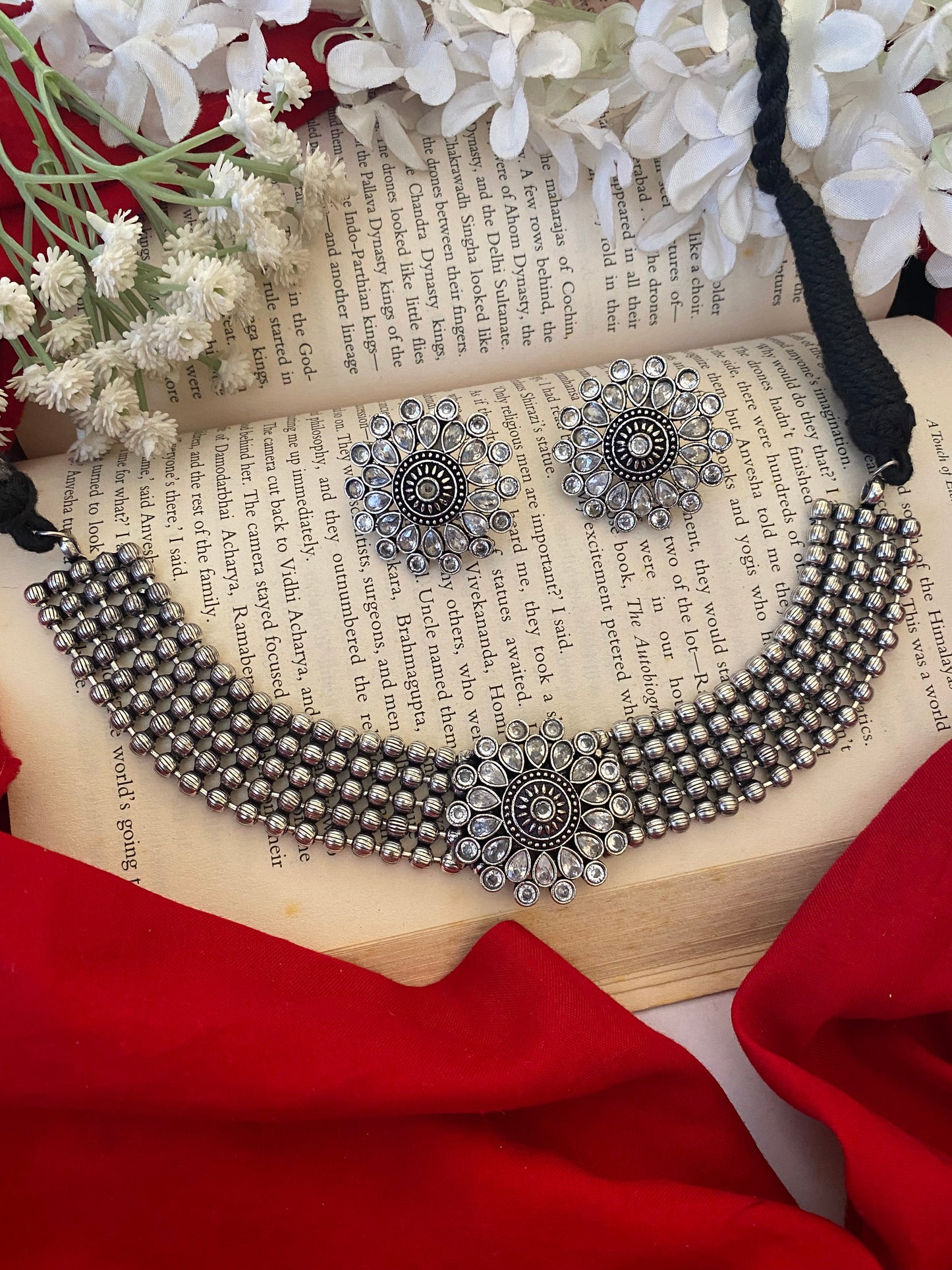 ISHA STONE CHOKER SET Gehnacollections