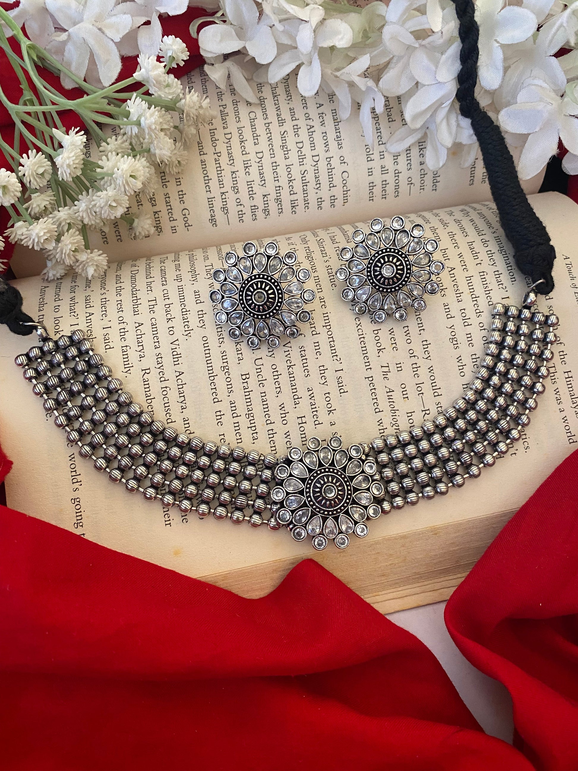 ISHA STONE CHOKER SET Gehnacollections
