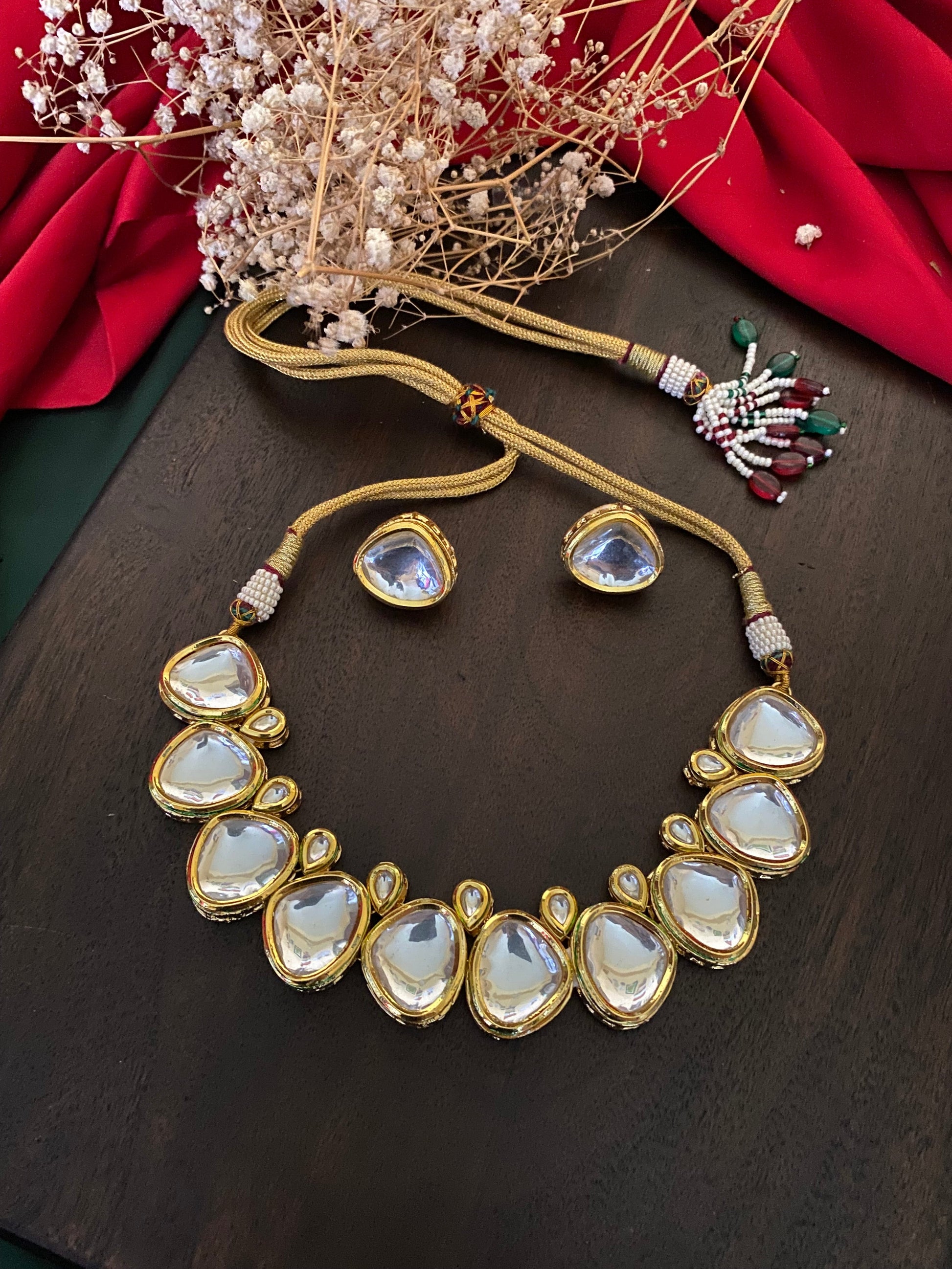 ZOHA KUNDAN CHOKER SET Gehnacollections