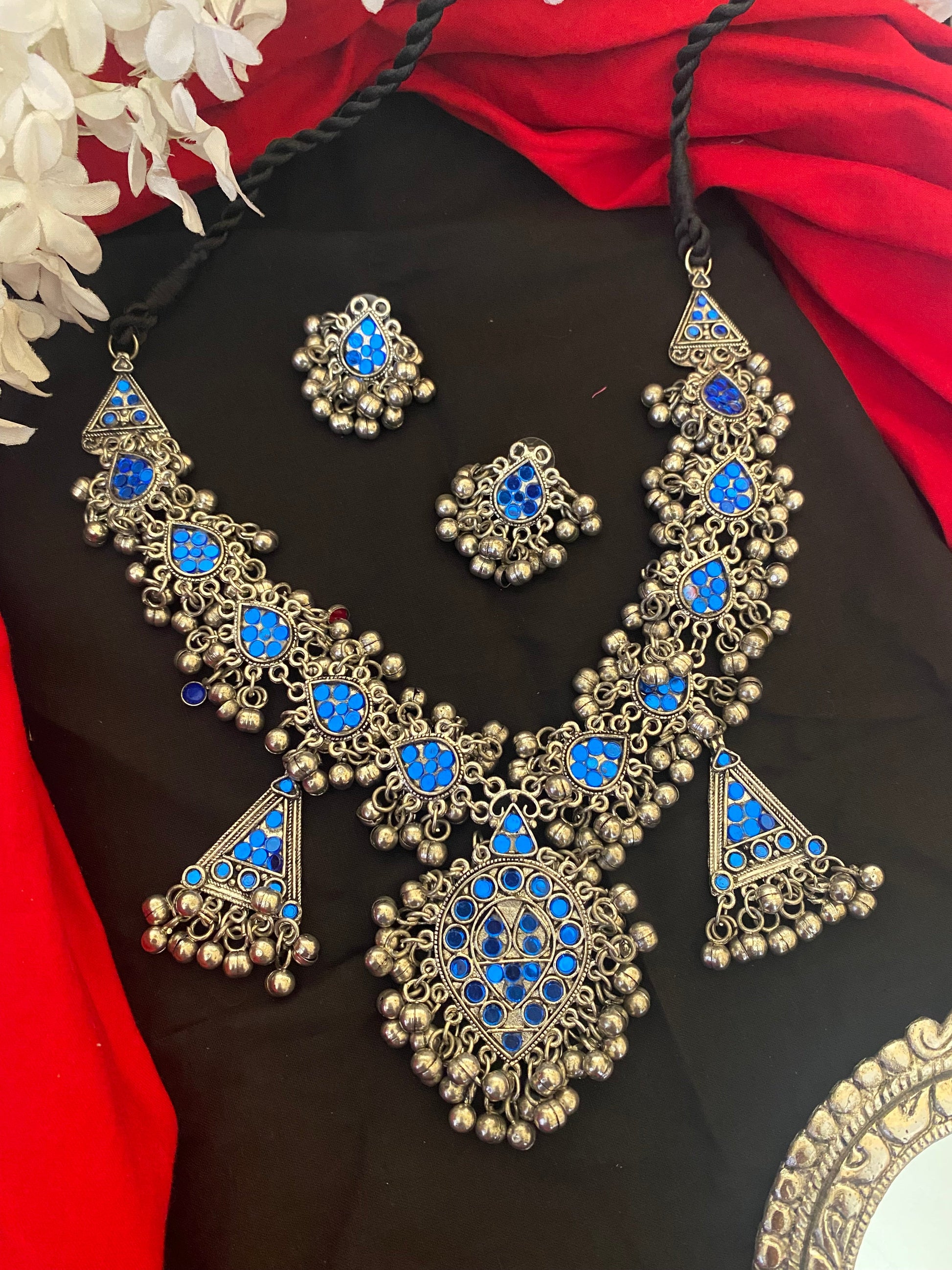 HUMAIRA AFGHANI LOOK LIKE NECKLACE SET Gehnacollections