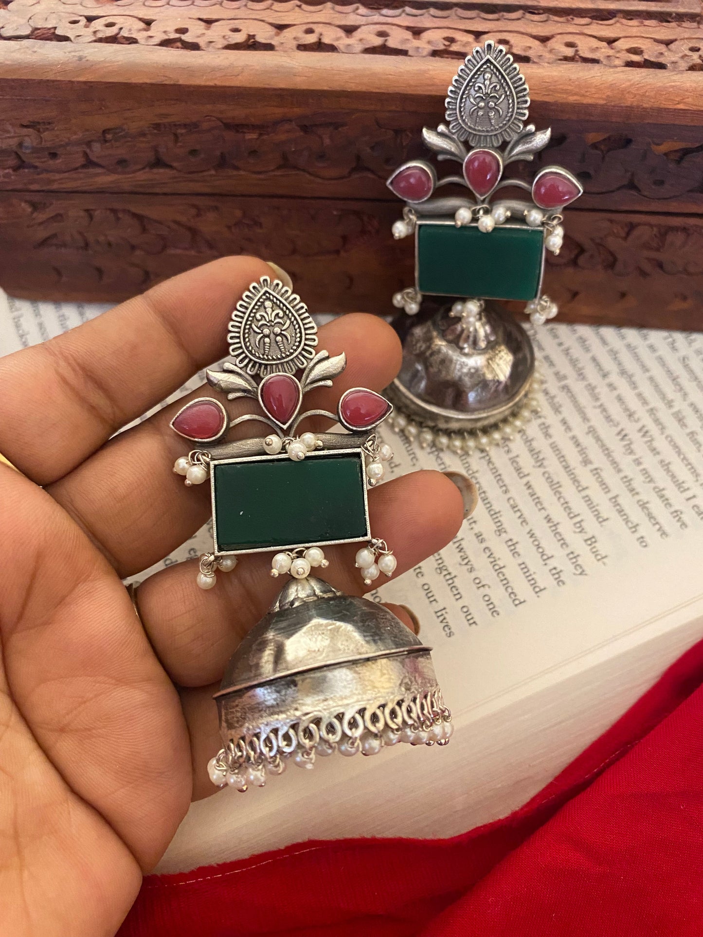 MARYAM JHUMKA Gehnacollections