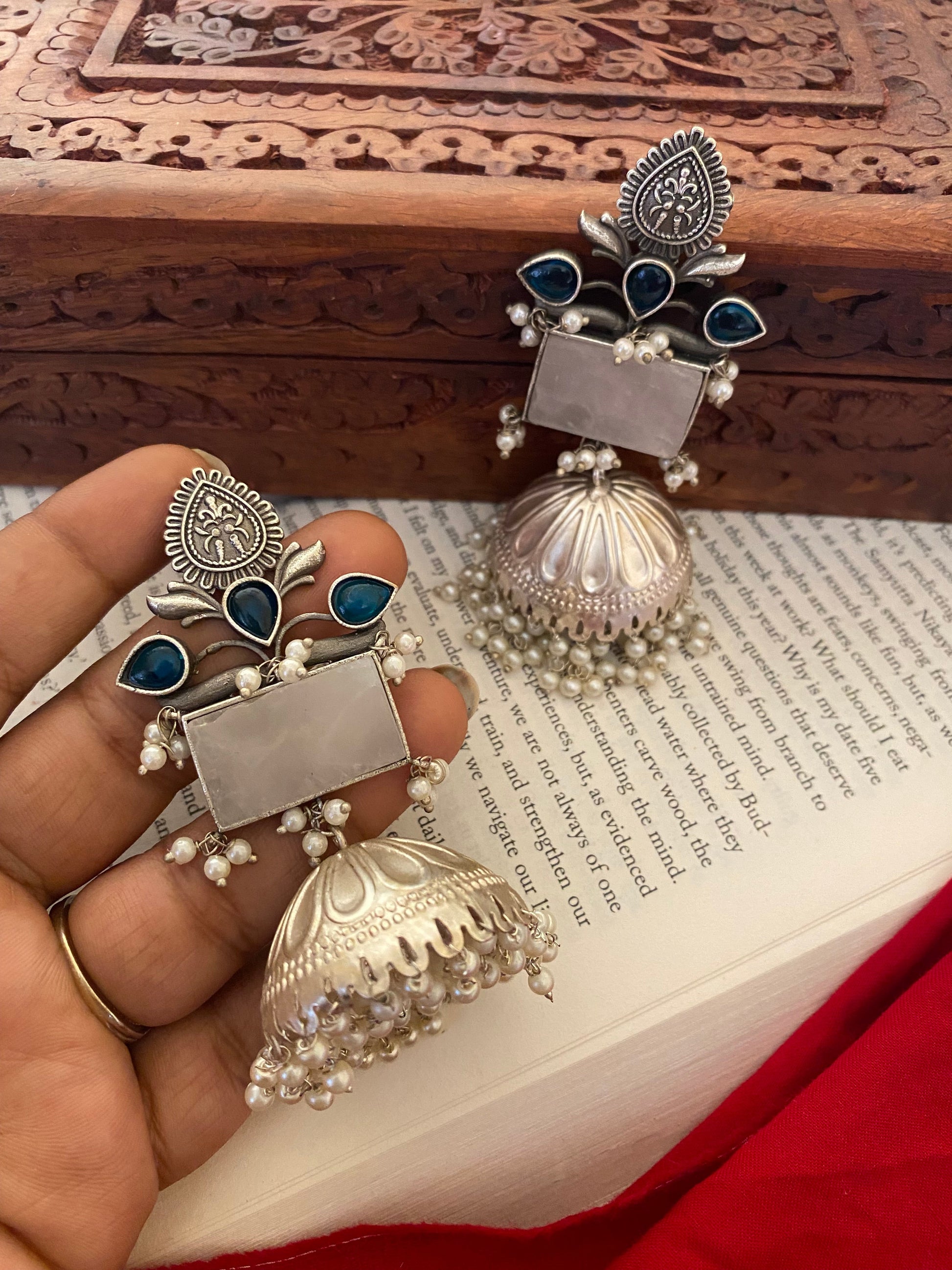 MARYAM JHUMKA Gehnacollections