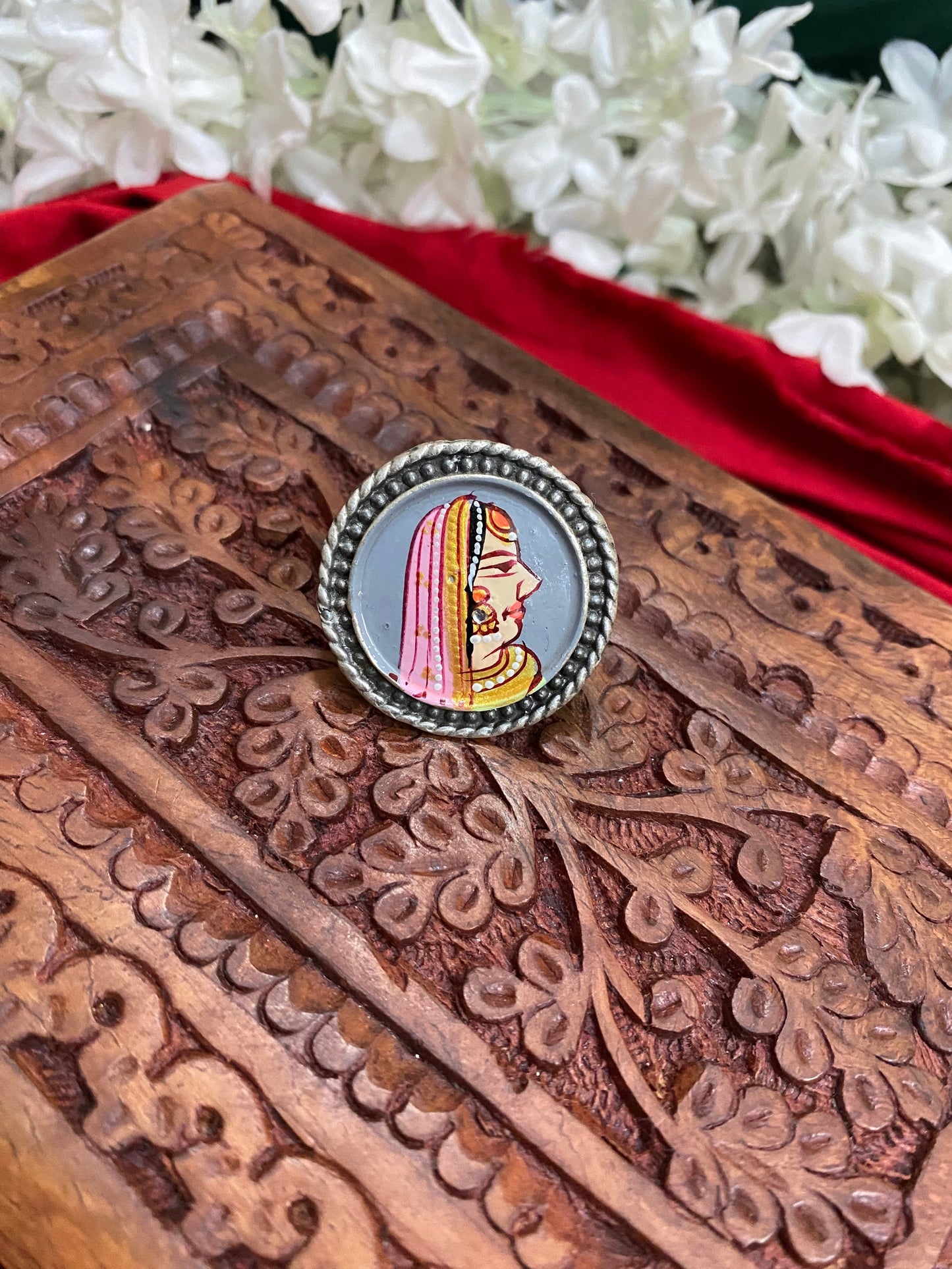 HAND PAINTED RING Gehnacollections