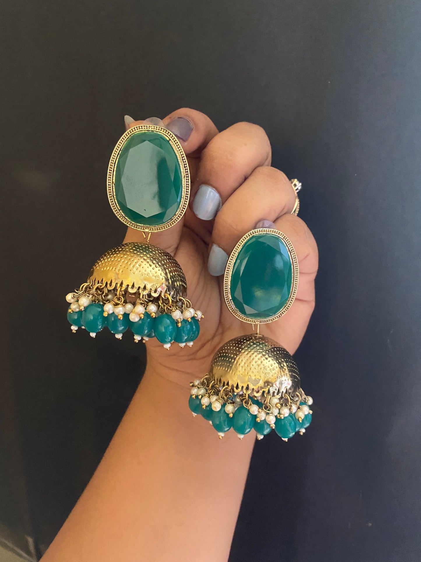 ZUHI JHUMKA Gehnacollections