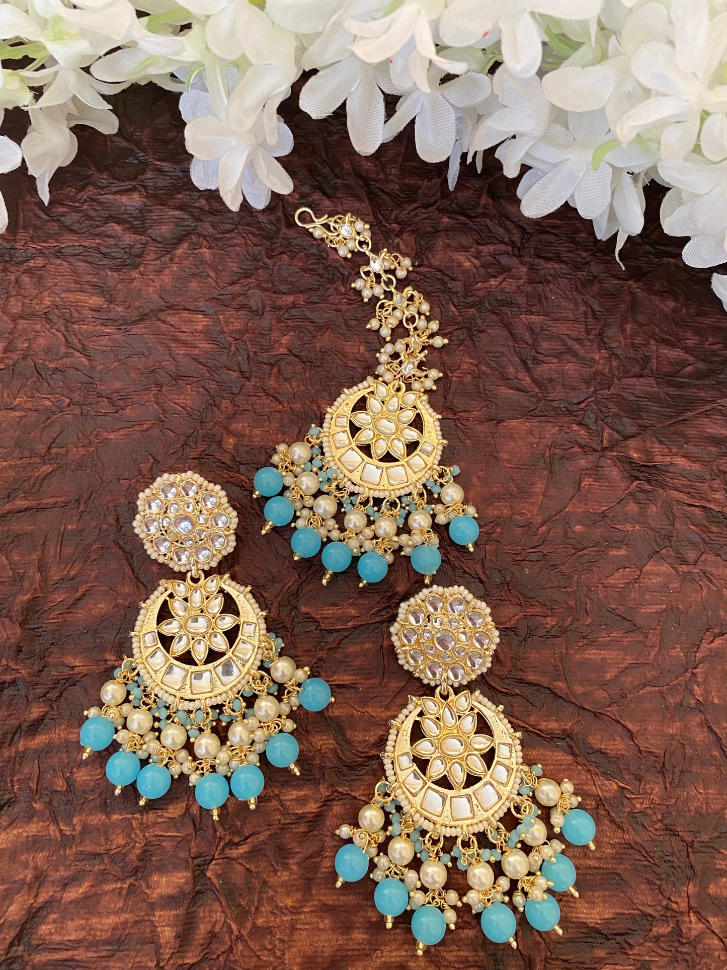 SAMAIRA EARRINGS AND MAANGTIKA Gehnacollections