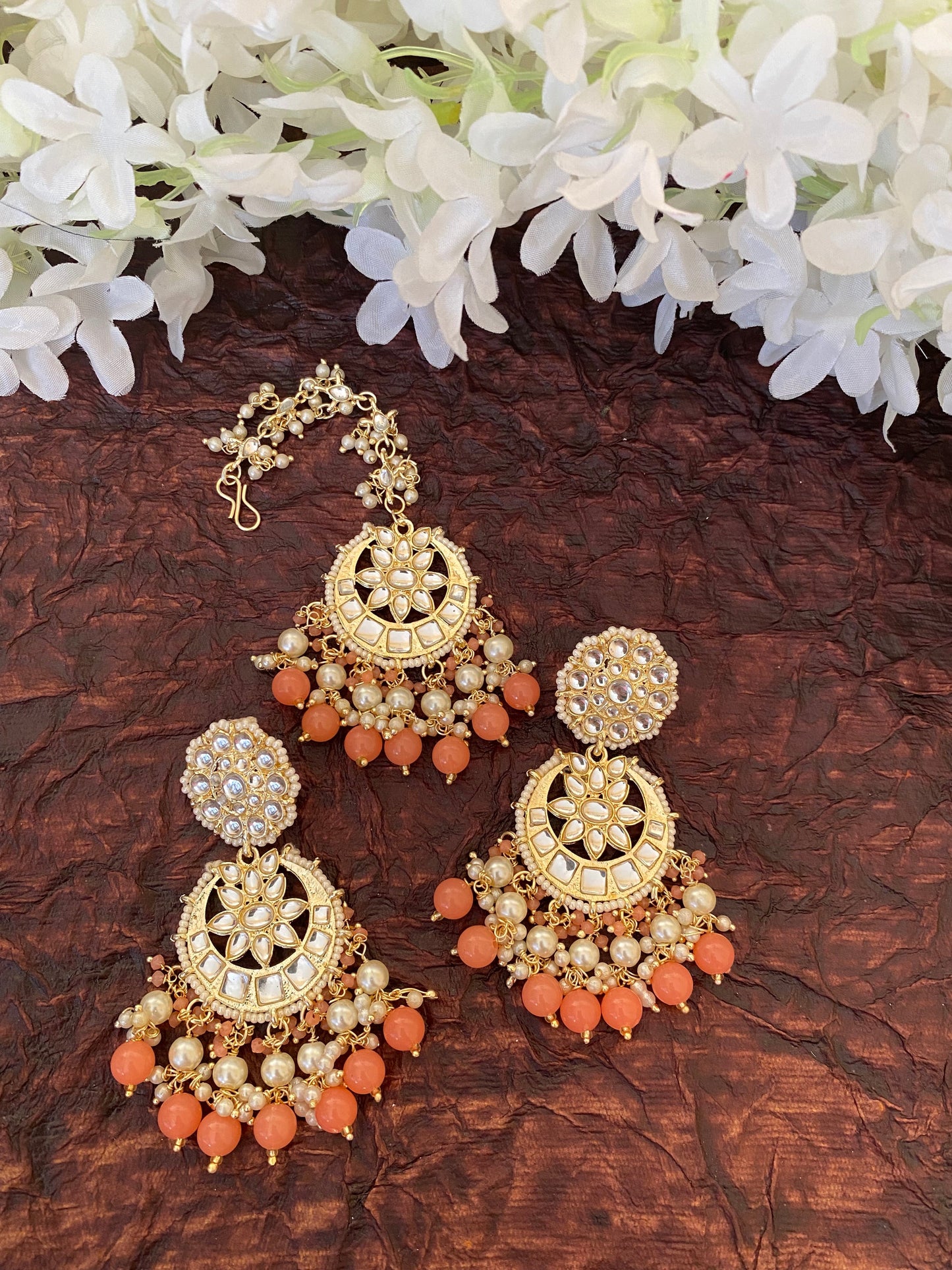 SAMAIRA EARRINGS AND MAANGTIKA Gehnacollections
