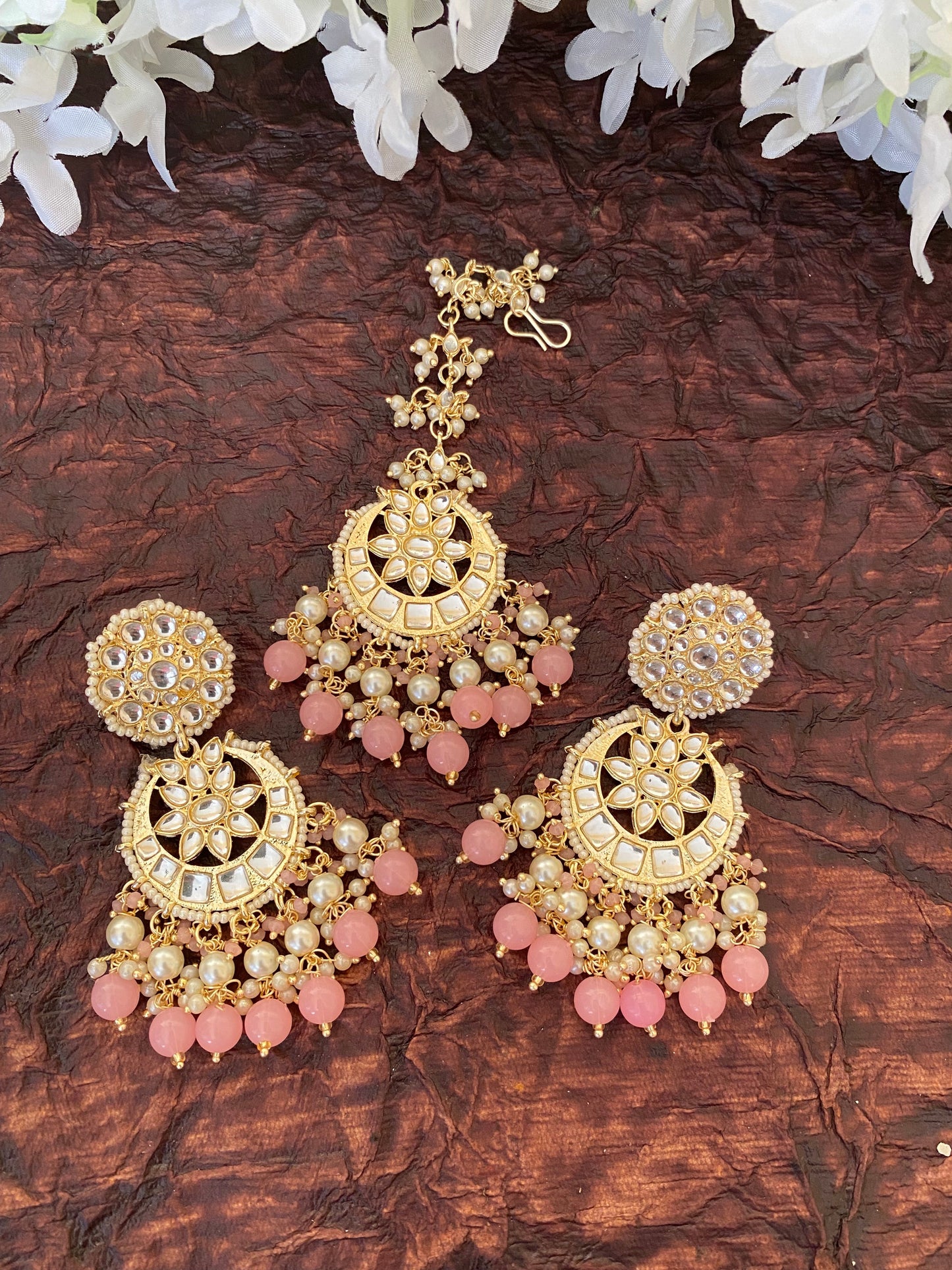 SAMAIRA EARRINGS AND MAANGTIKA Gehnacollections