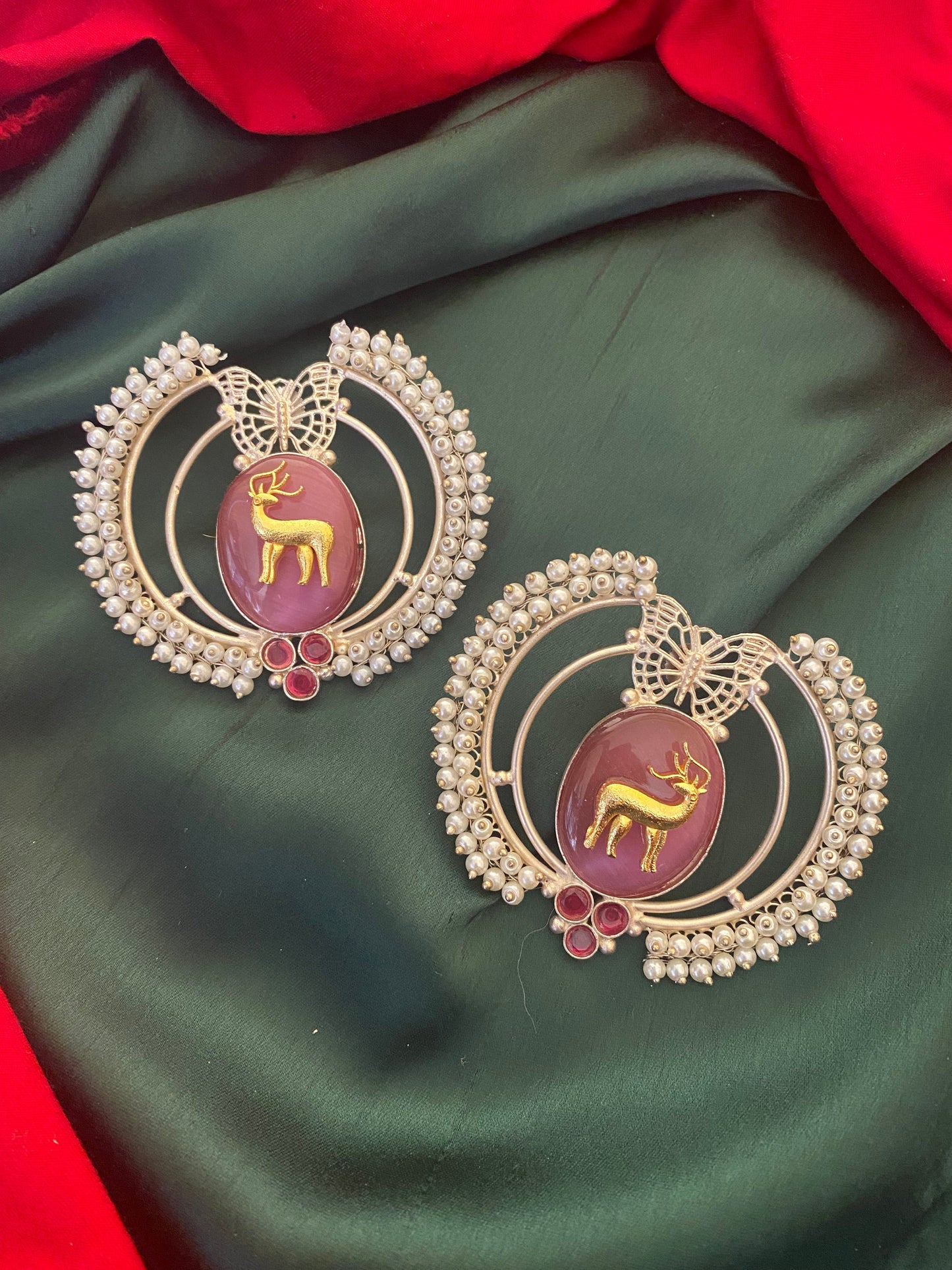 Hiran studs Gehnacollections