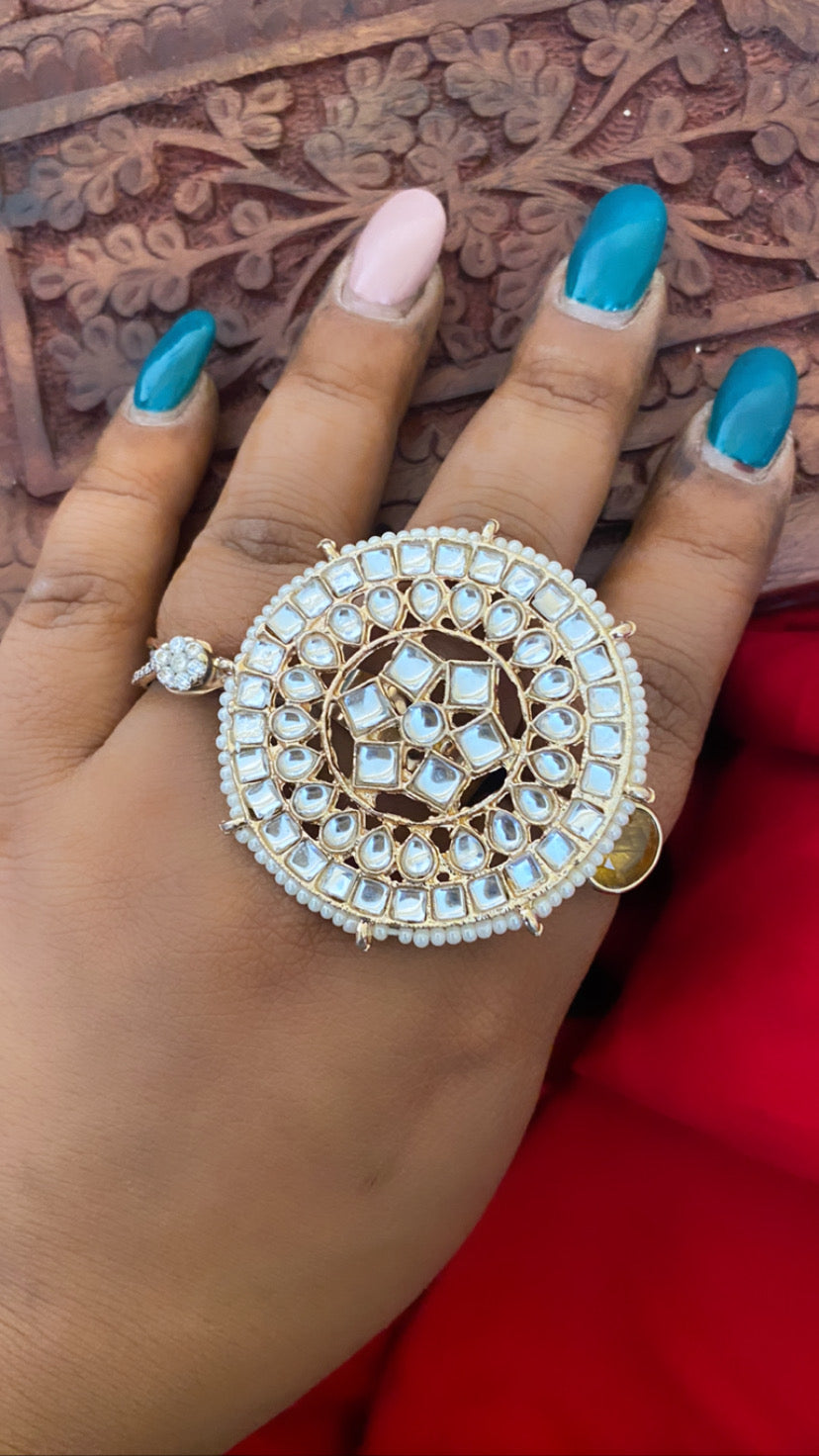 SACHI KUNDAN RING Gehnacollections