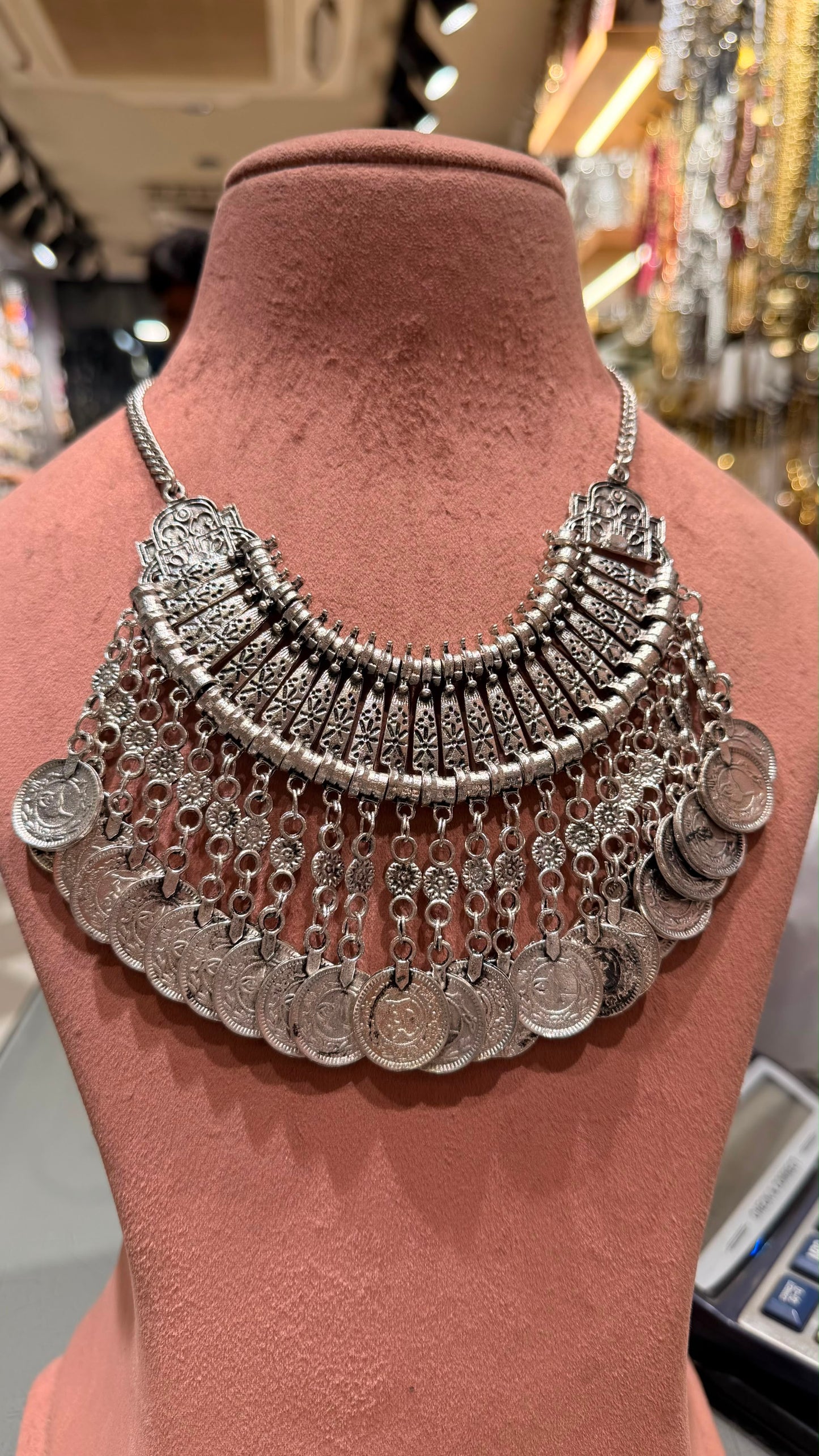 Aishwarya Coin Necklace Set Gehnacollections