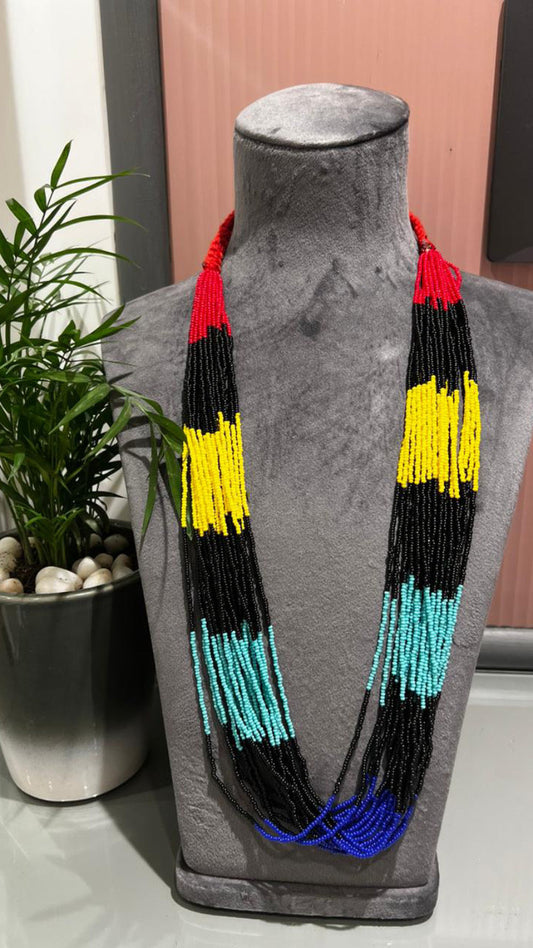 SHEENA MULTICOLOUR LAYER MALA Gehnacollections