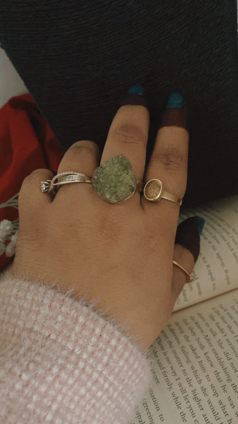 UNFINISHED STONE RING Gehnacollections