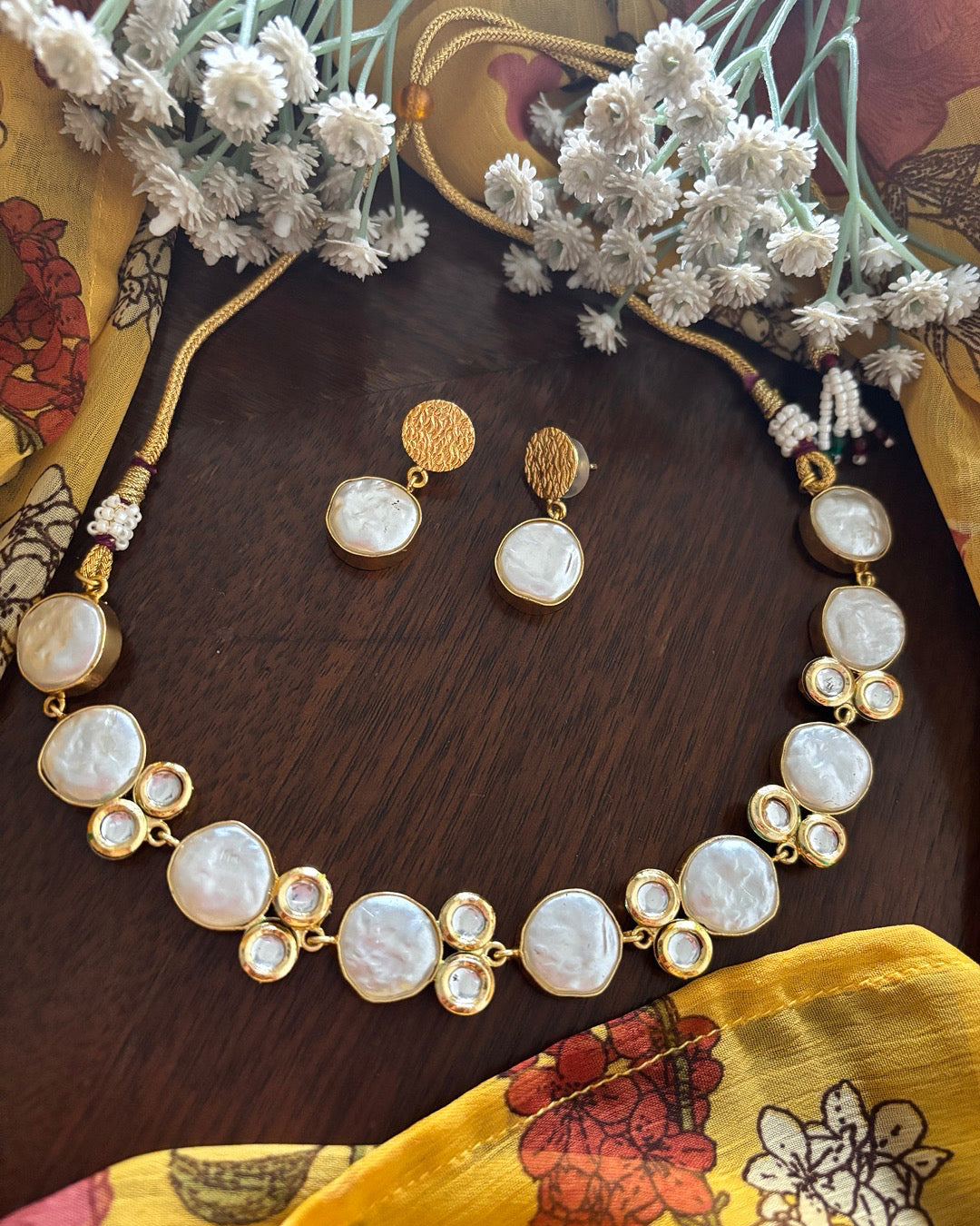 Agate Stone Choker Set Gehnacollections