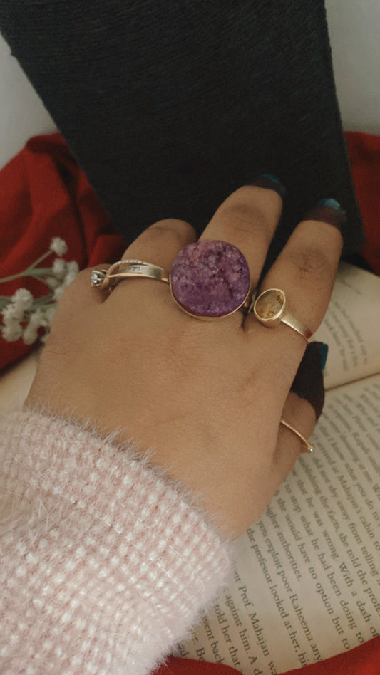 UNFINISHED STONE RING Gehnacollections