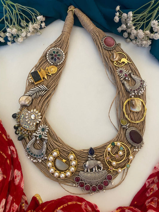 JUTE FUSION NECKLACE Gehnacollections