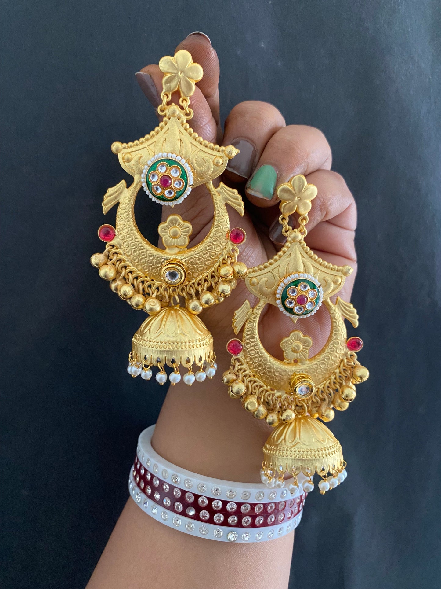 FALAK JHUMKA Gehnacollections
