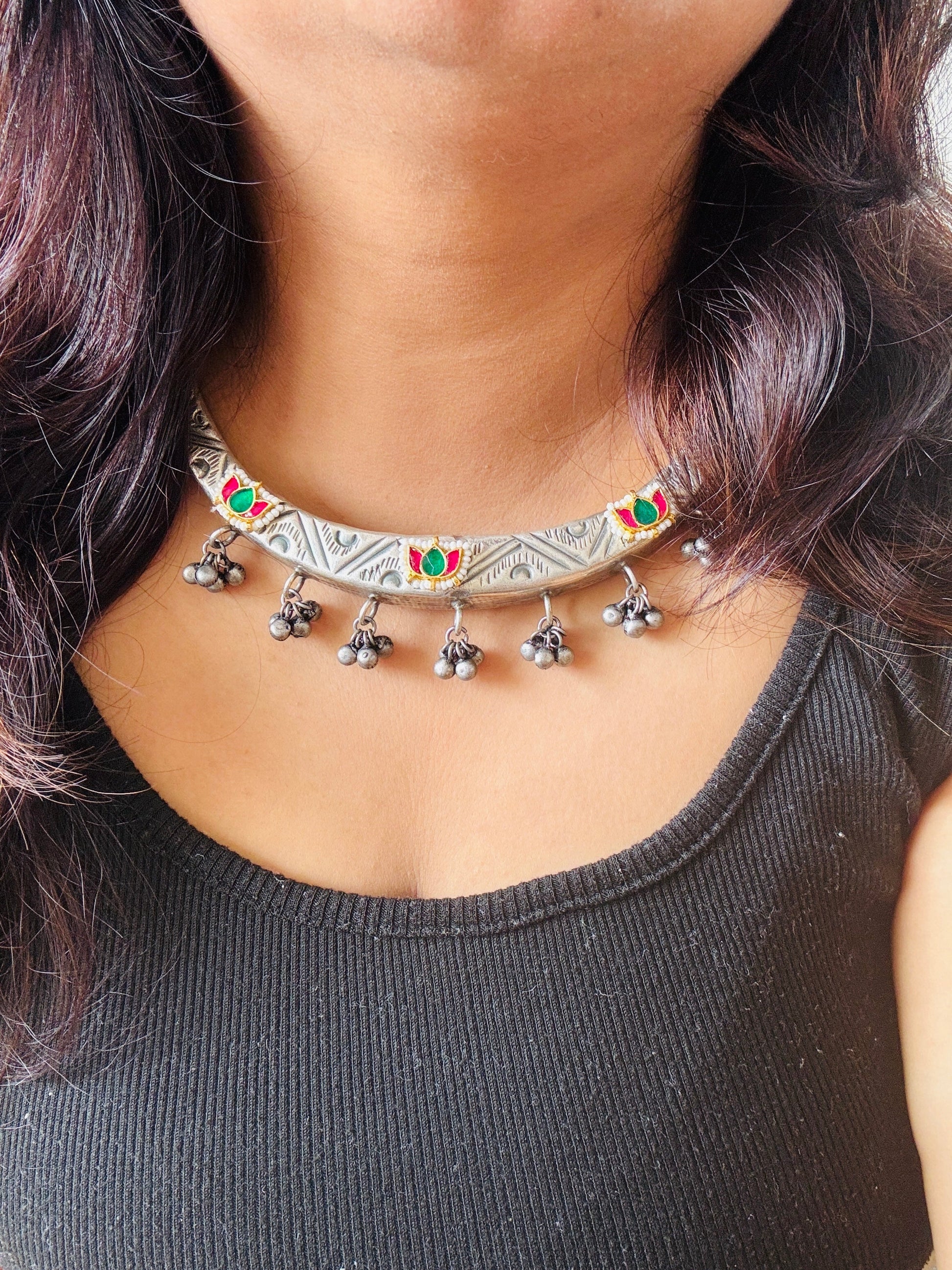 Pachi kundan kamal hasli Gehnacollections