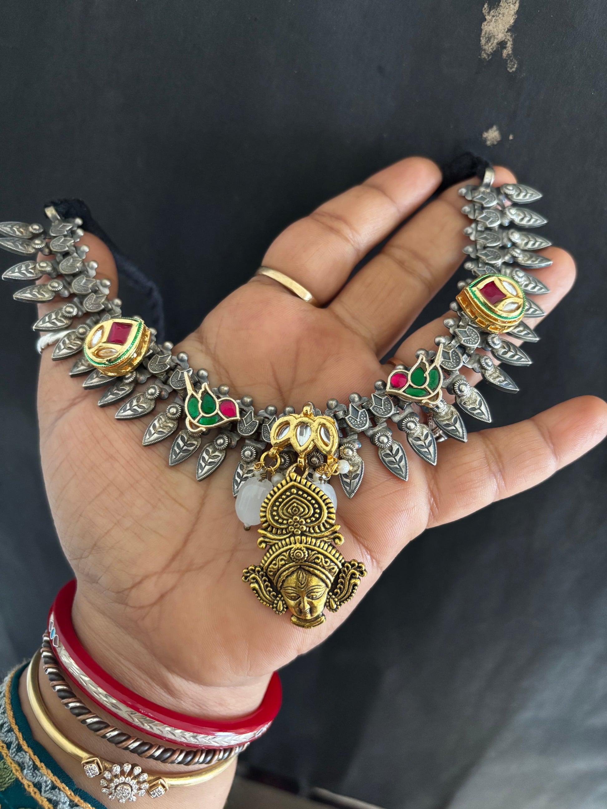 Durga fusion Necklace Gehnacollections