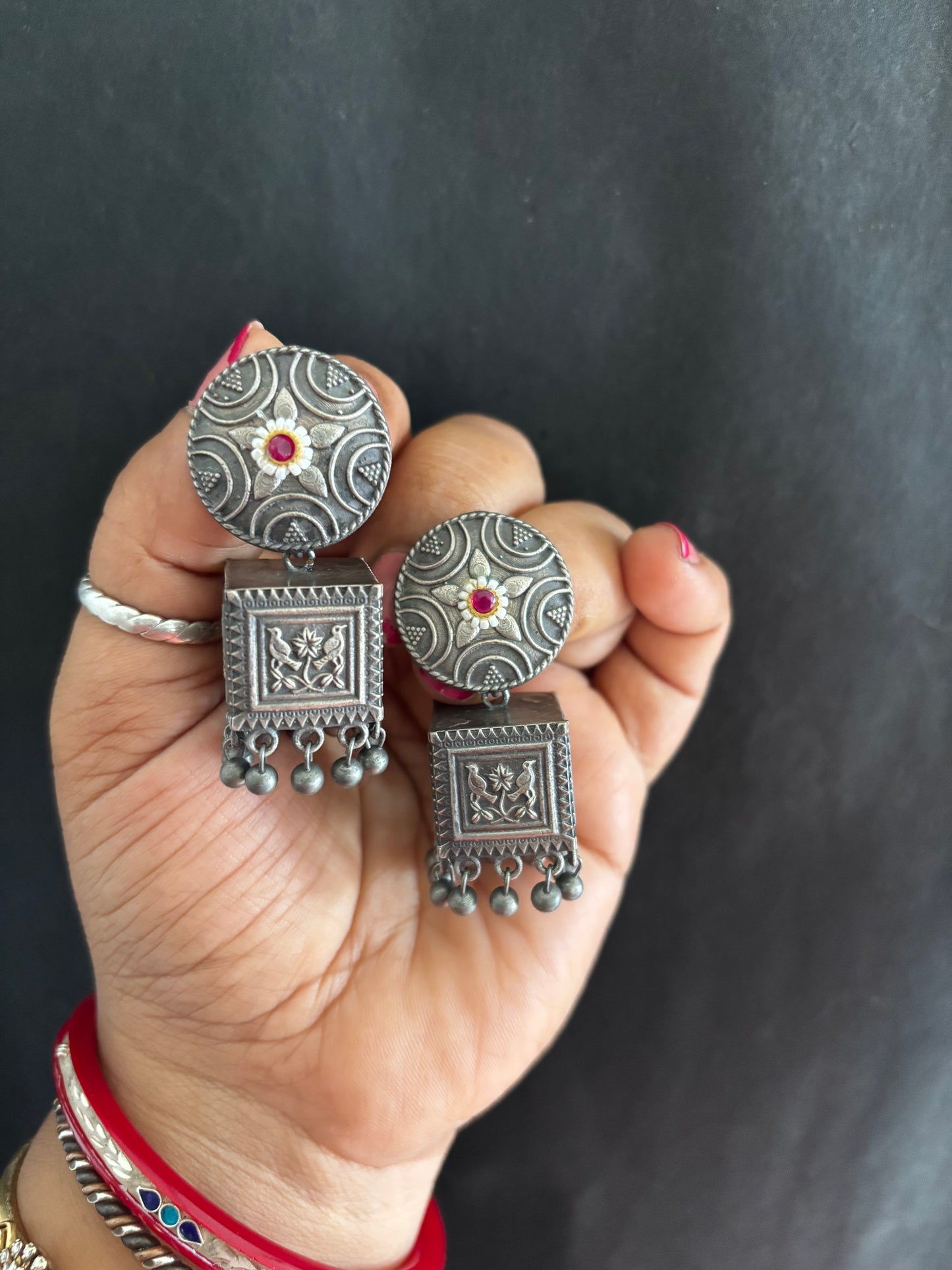 Box jhumka Gehnacollections