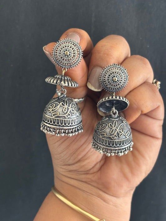 2 LAYER JHUMKA Gehnacollections