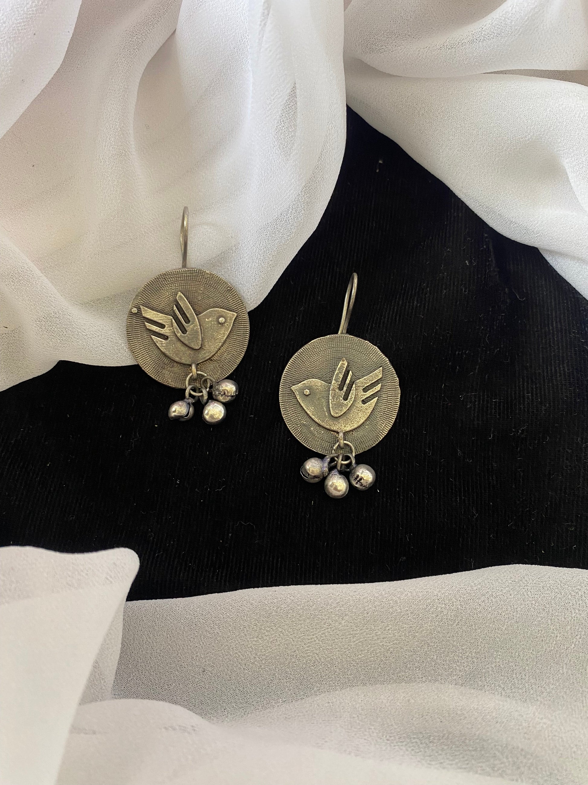 BIRD GHUNGHROO EARRINGS Gehnacollections