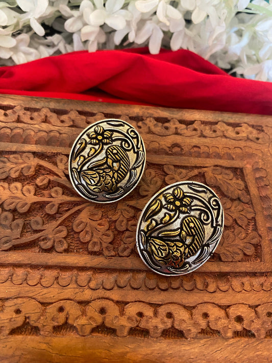 MOR DUAL TONE STUDS Gehnacollections