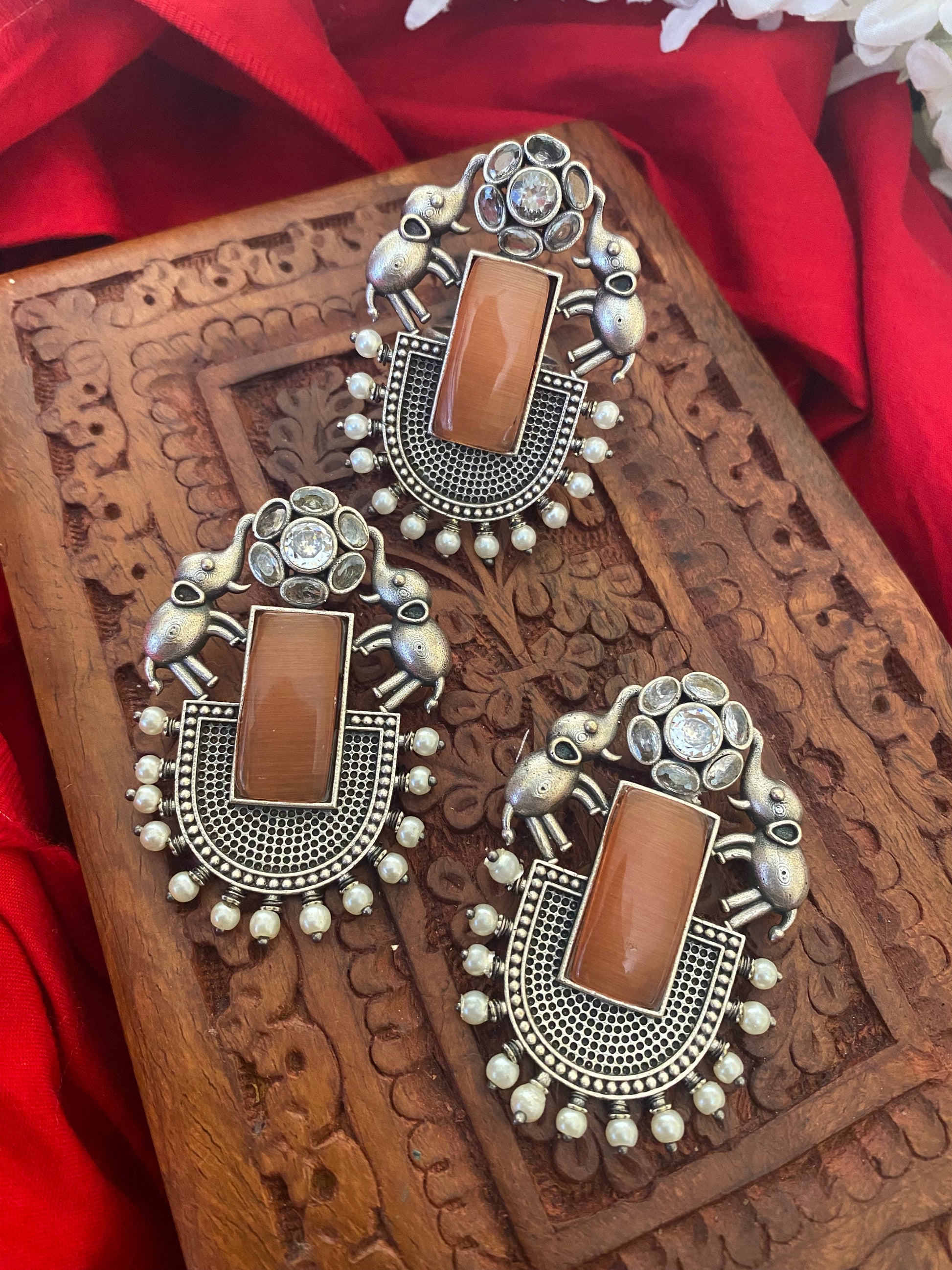 MONALISHA HATHI STUDS COMBO Gehnacollections