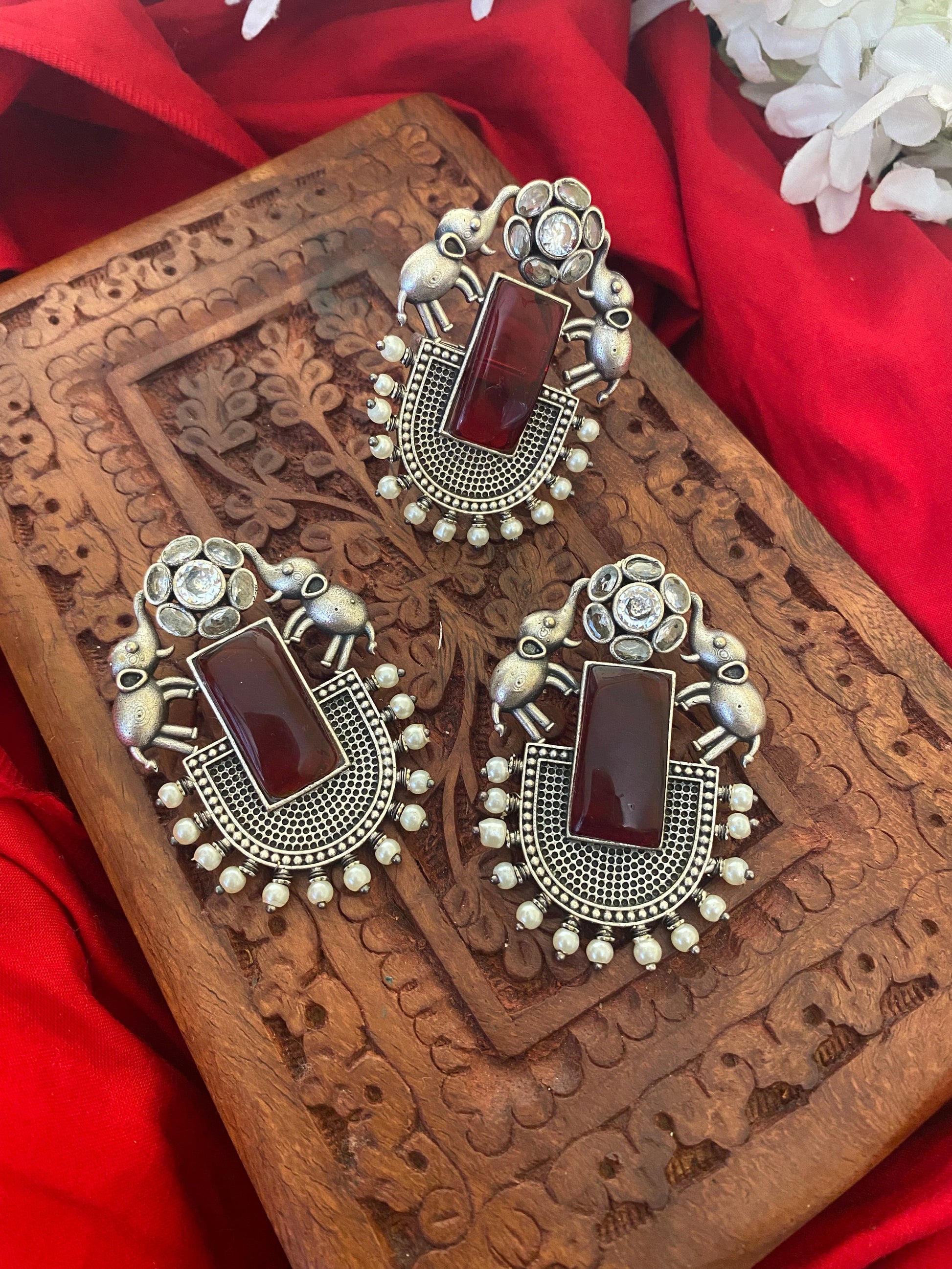 MONALISHA HATHI STUDS COMBO Gehnacollections