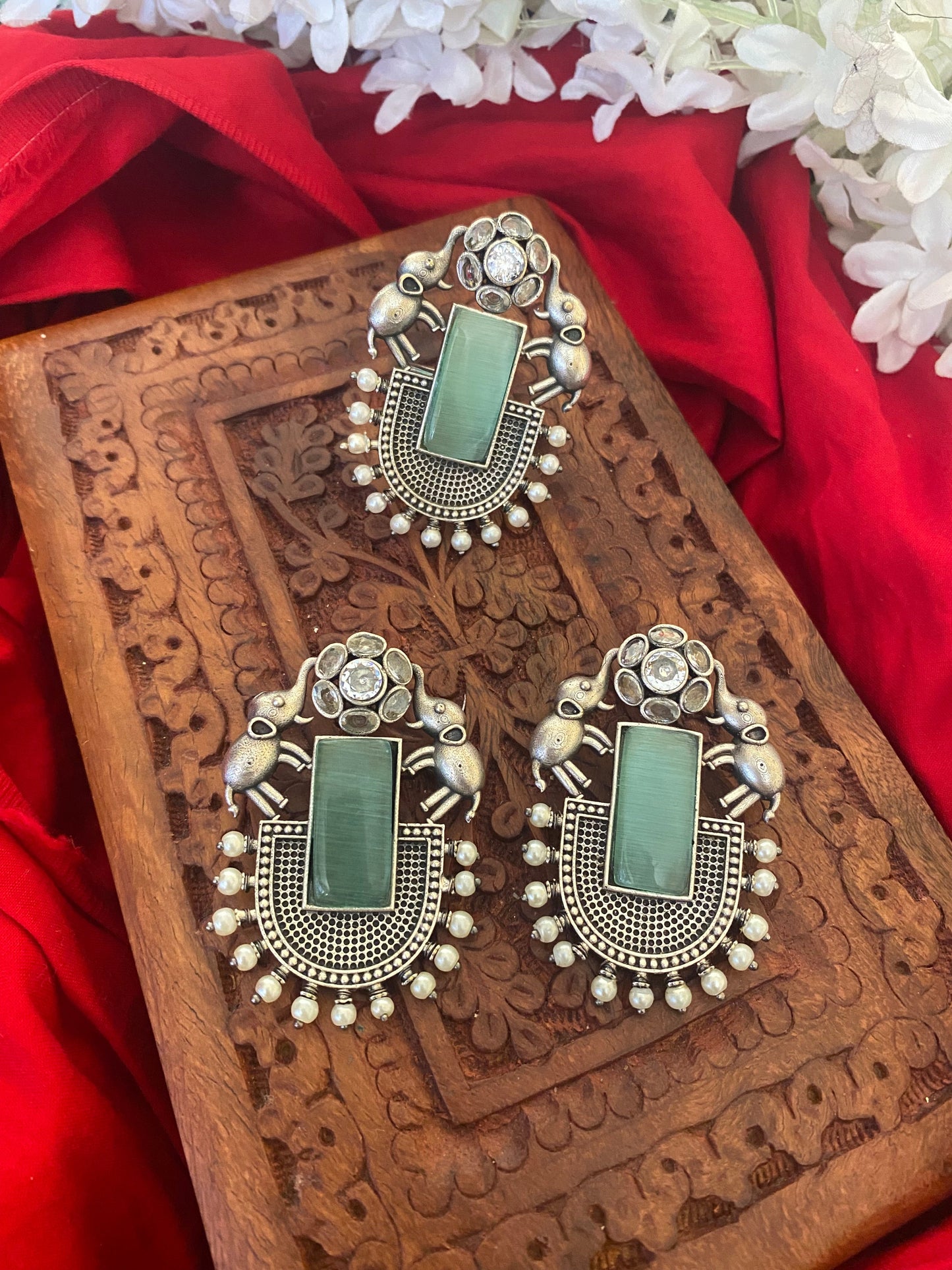 MONALISHA HATHI STUDS COMBO Gehnacollections