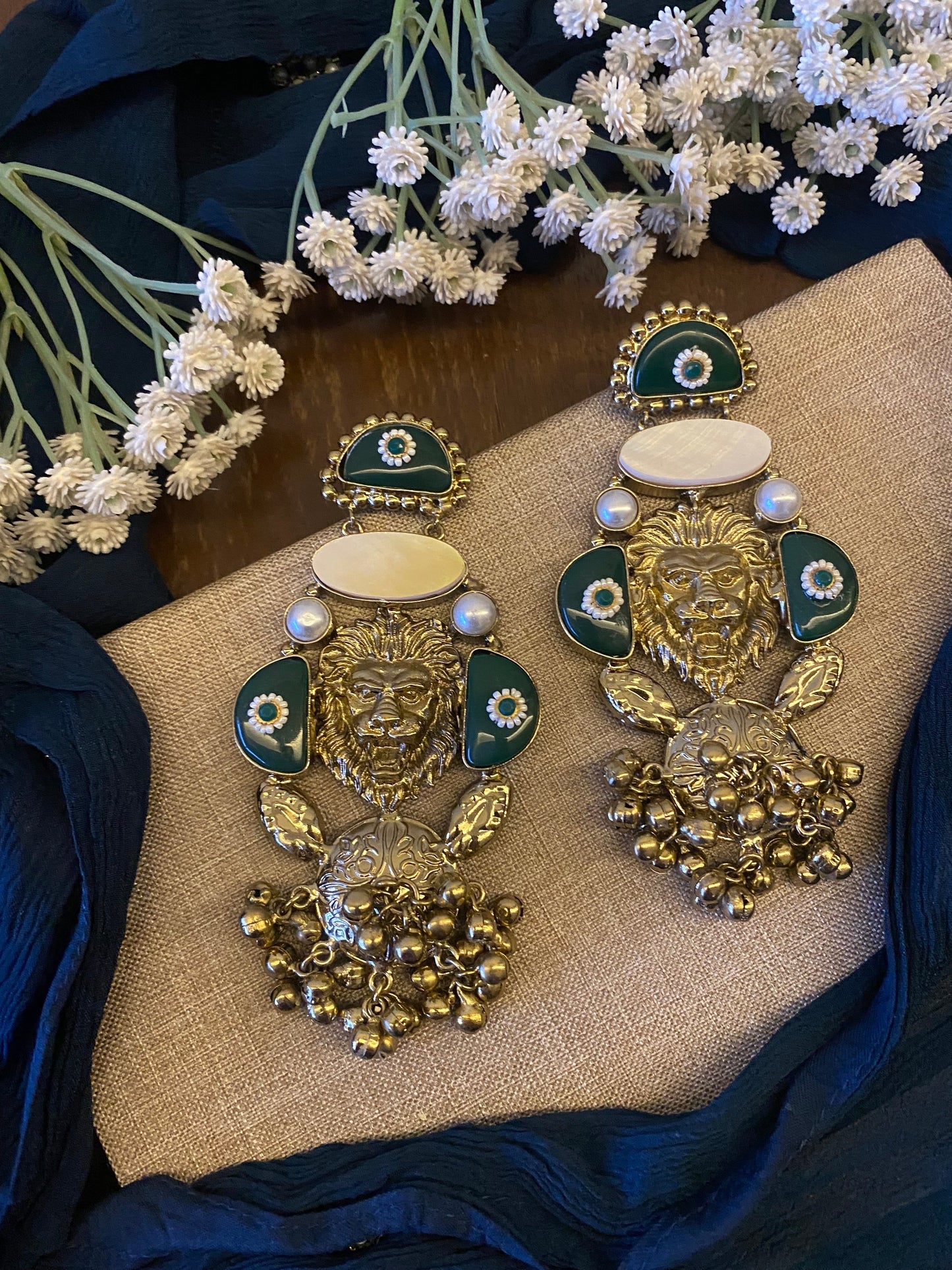 SABYASACHI GHUNGHROO CHANDBALI Gehnacollections