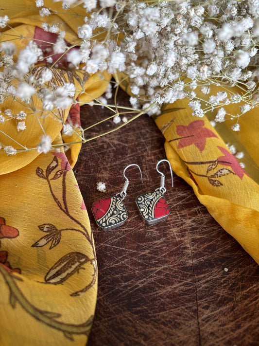 Tibetan hook earrings Gehnacollections