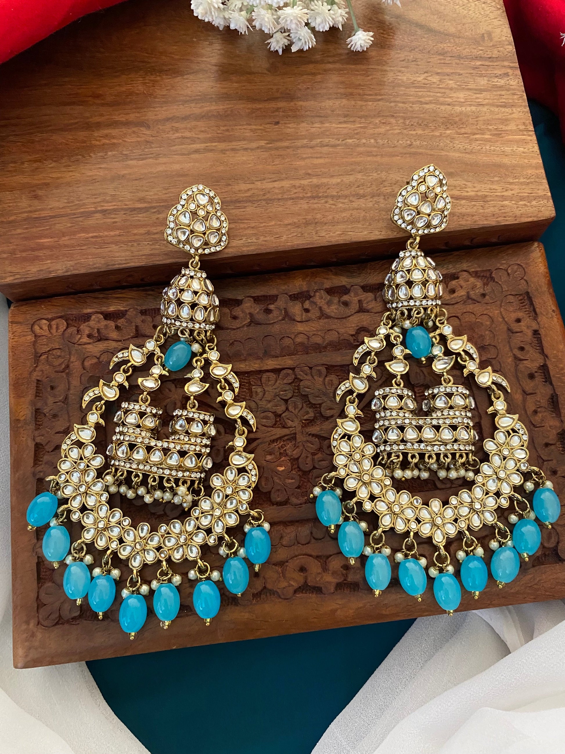 CHAAYA CHANDBALI Gehnacollections