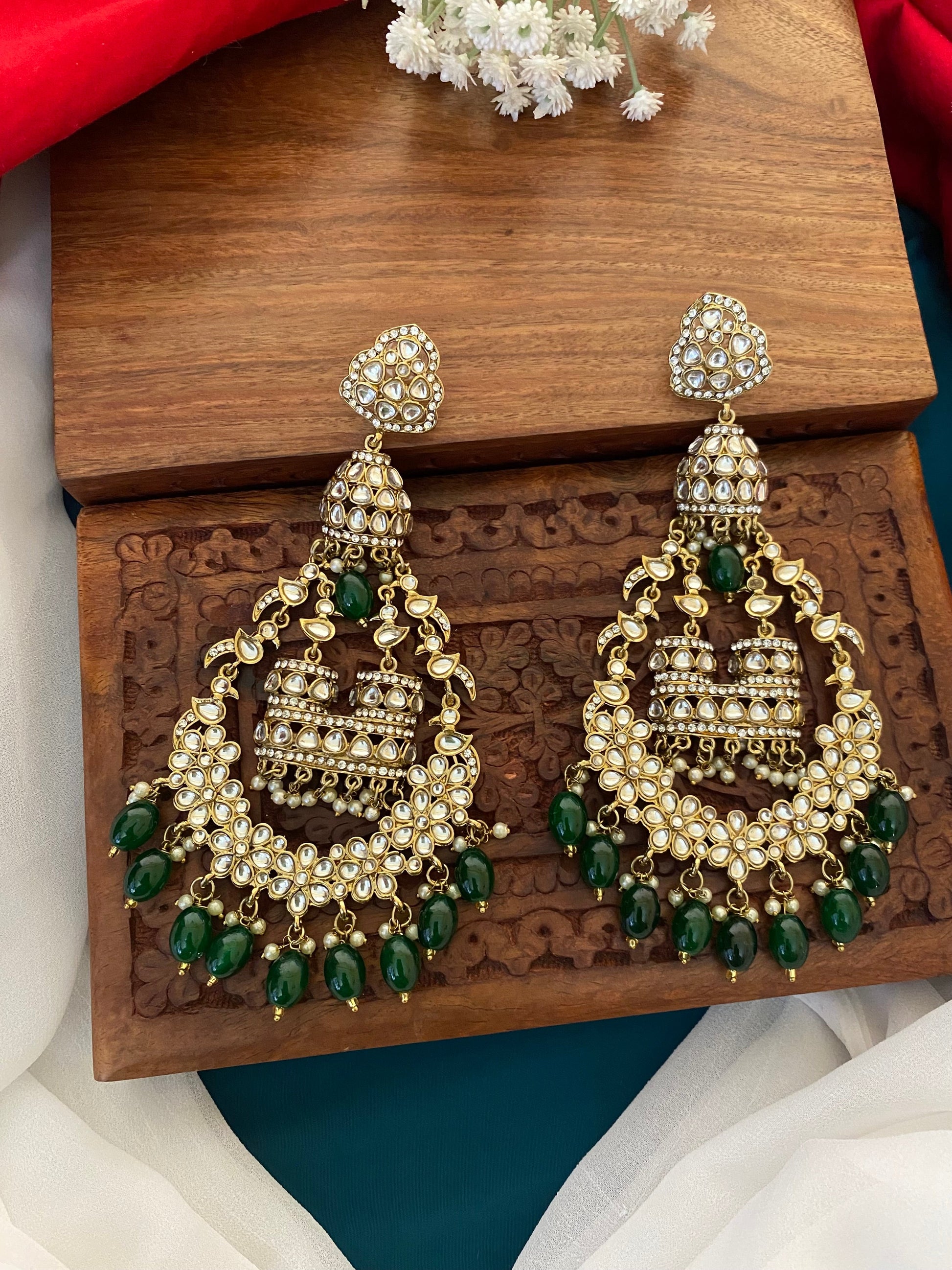 CHAAYA CHANDBALI Gehnacollections