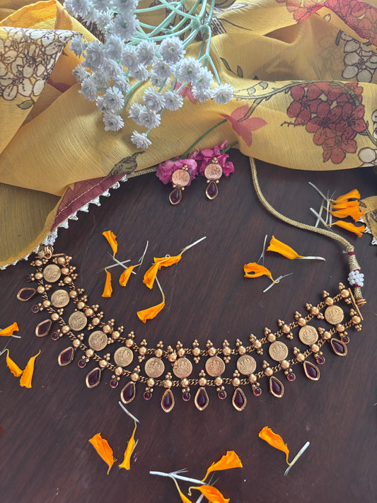 COIN CHOKER SET Gehnacollections