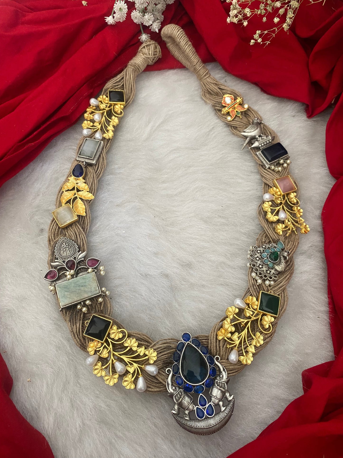 FUSION JUTE NECKLACE Gehnacollections