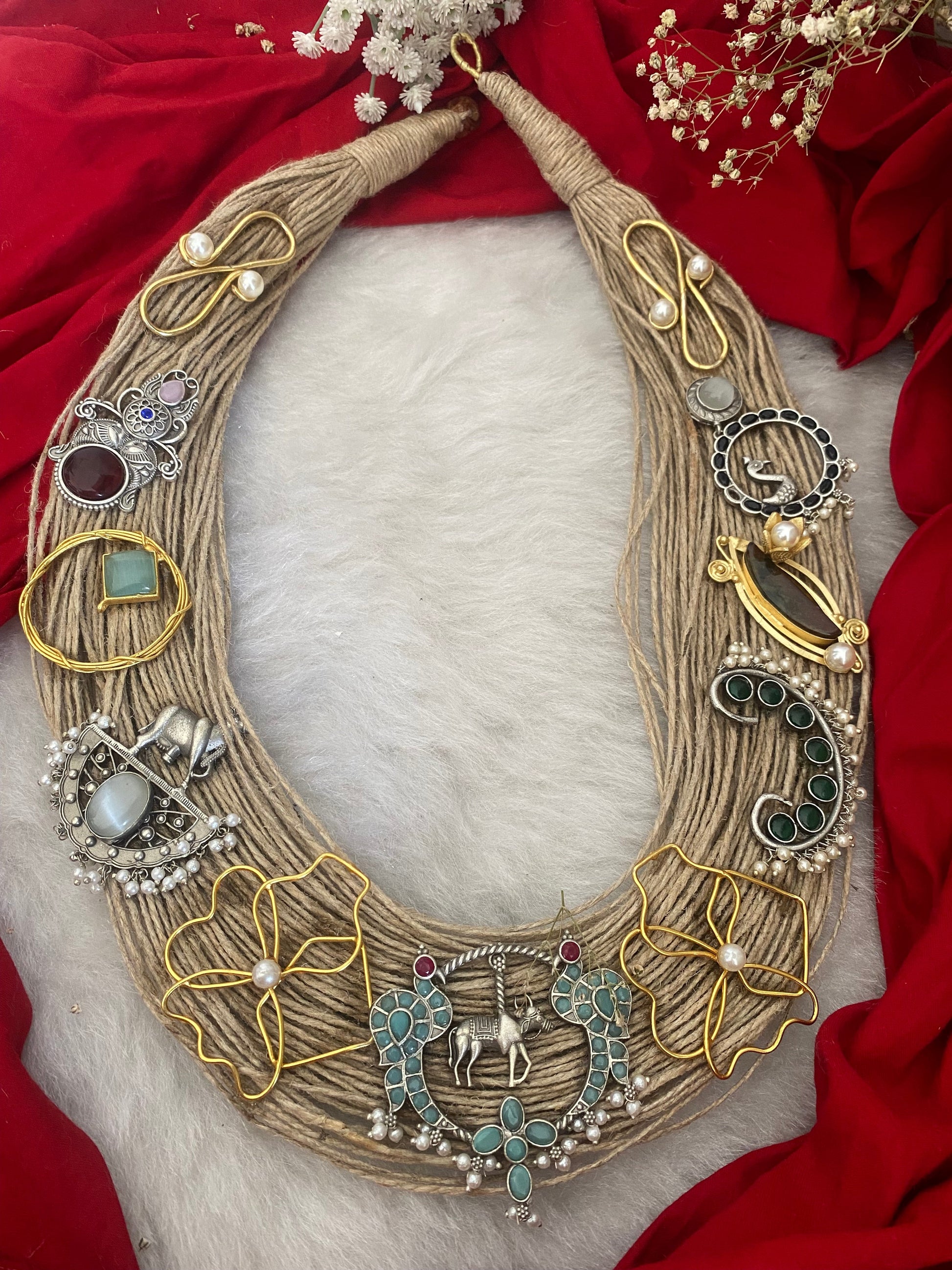 FUSION JUTE NECKLACE Gehnacollections