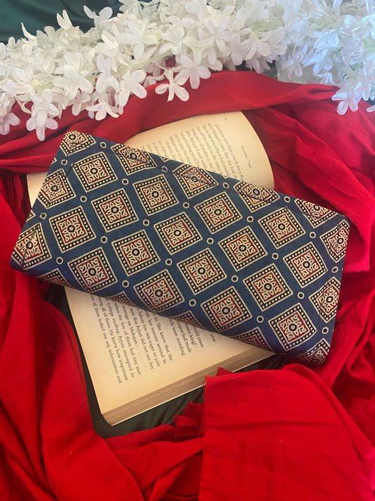 AJRAKH PRINT PURSE Gehnacollections