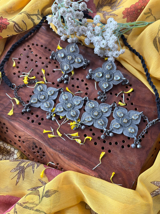 COIN GHUNGHROO CHOKER SET Gehnacollections